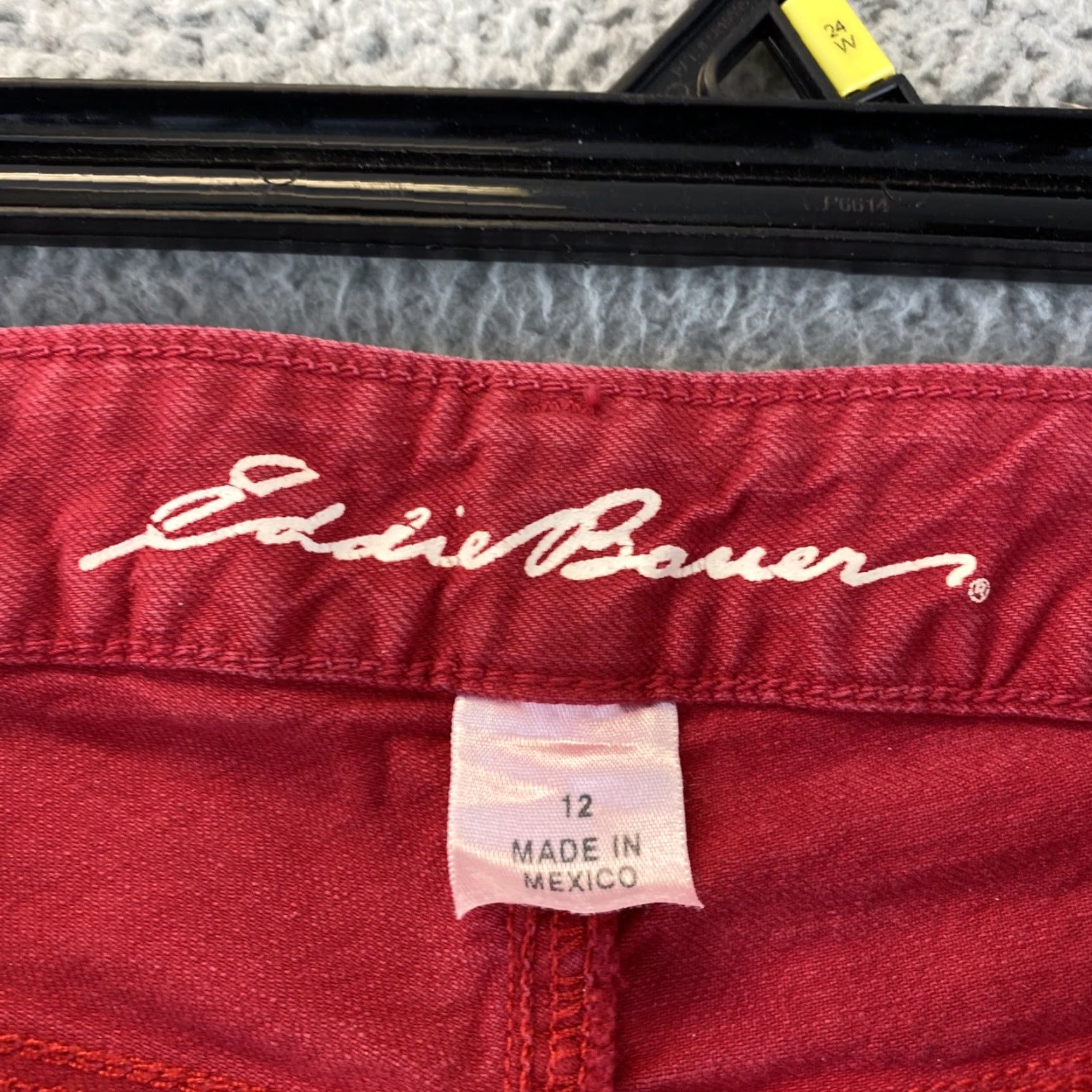 Eddie Bauer Eddie Bauer Women's Jean Shorts Size 12 Casual Denim Boyfriend Fit Medium Wash Cotton Spandex Women's Size 34" / US 12 / IT 48 - 7 Thumbnail