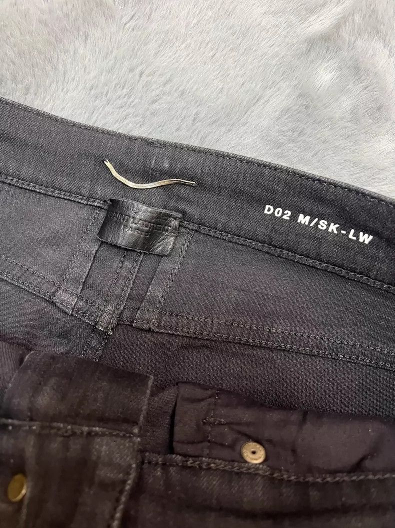 Saint Laurent Paris Saint Laurent Paris17 Spring/Summer Black Sabotage Jeans 2 Size US 32 / EU 48 - 3 Thumbnail