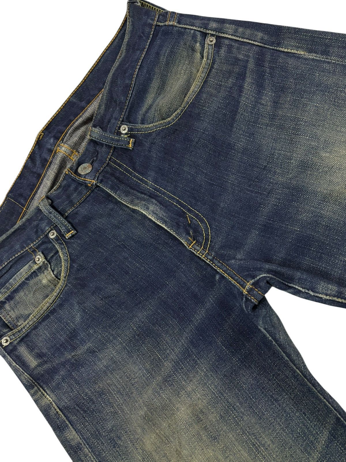 Levi's Vtg 90s Levis Japan 505 Distressed Jeans Size US 31 - 4 Thumbnail