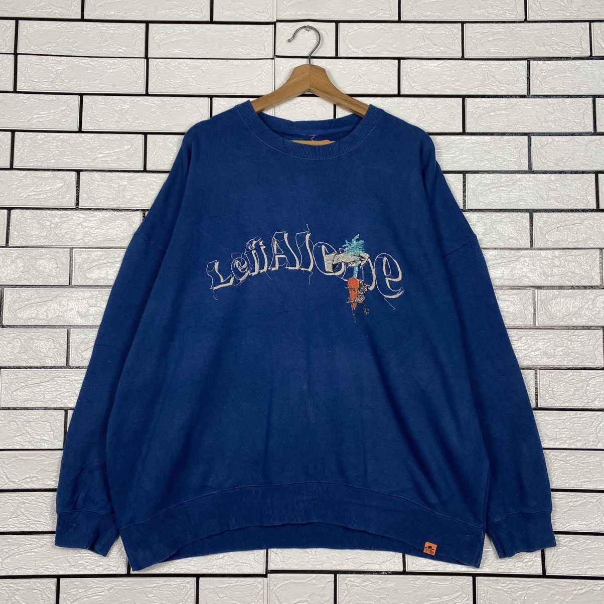 Japanese Brand 📌Vintage Sweatshirt Left Nona Cartoon Big Logo Size US L / EU 52-54 / 3 - 2 Thumbnail