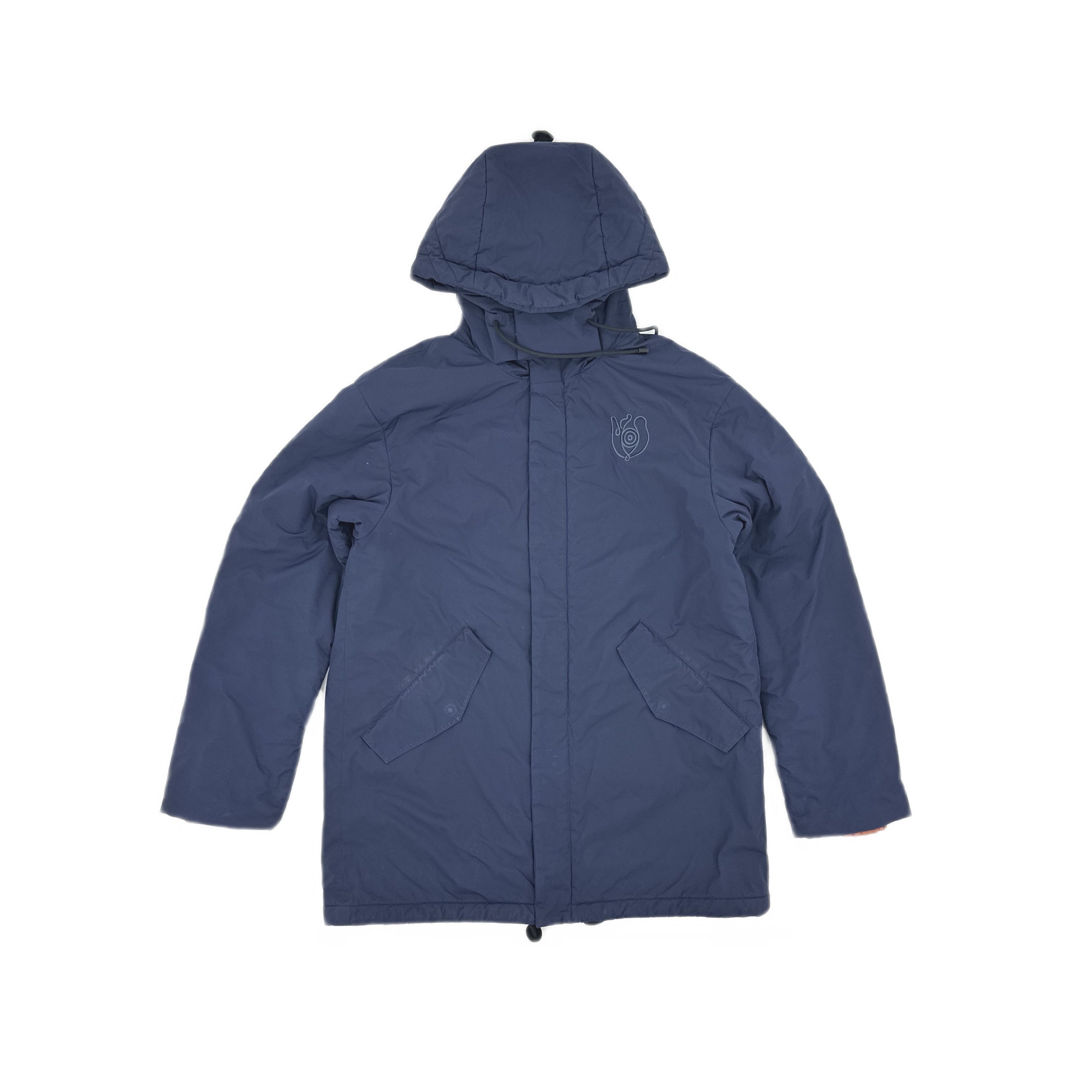 Loewe Loewe Navy Hooded Jacket Size S Size US S / EU 44-46 / 1 - 1 Thumbnail