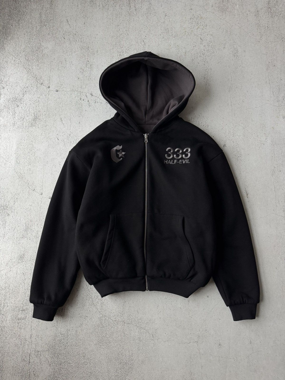 Crash Vancouver × Half Evil Half Evil 333 Crash Vancouver Double Reversible Zip Hoodie Size US S / EU 44-46 / 1 - 1 Thumbnail