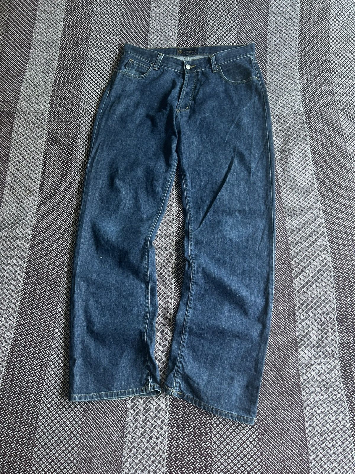 Henri Lloyd Henri Lloyd Denim Baggy Jeans Distressed Solid Style Size 34 Size US 34 / EU 50 - 7 Thumbnail