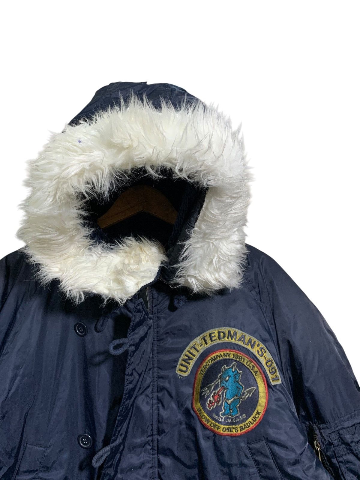 Tedman 🔥TEDMAN TYPE N-3B FUR BOMBER JACKET Size US L / EU 52-54 / 3 - 4 Thumbnail