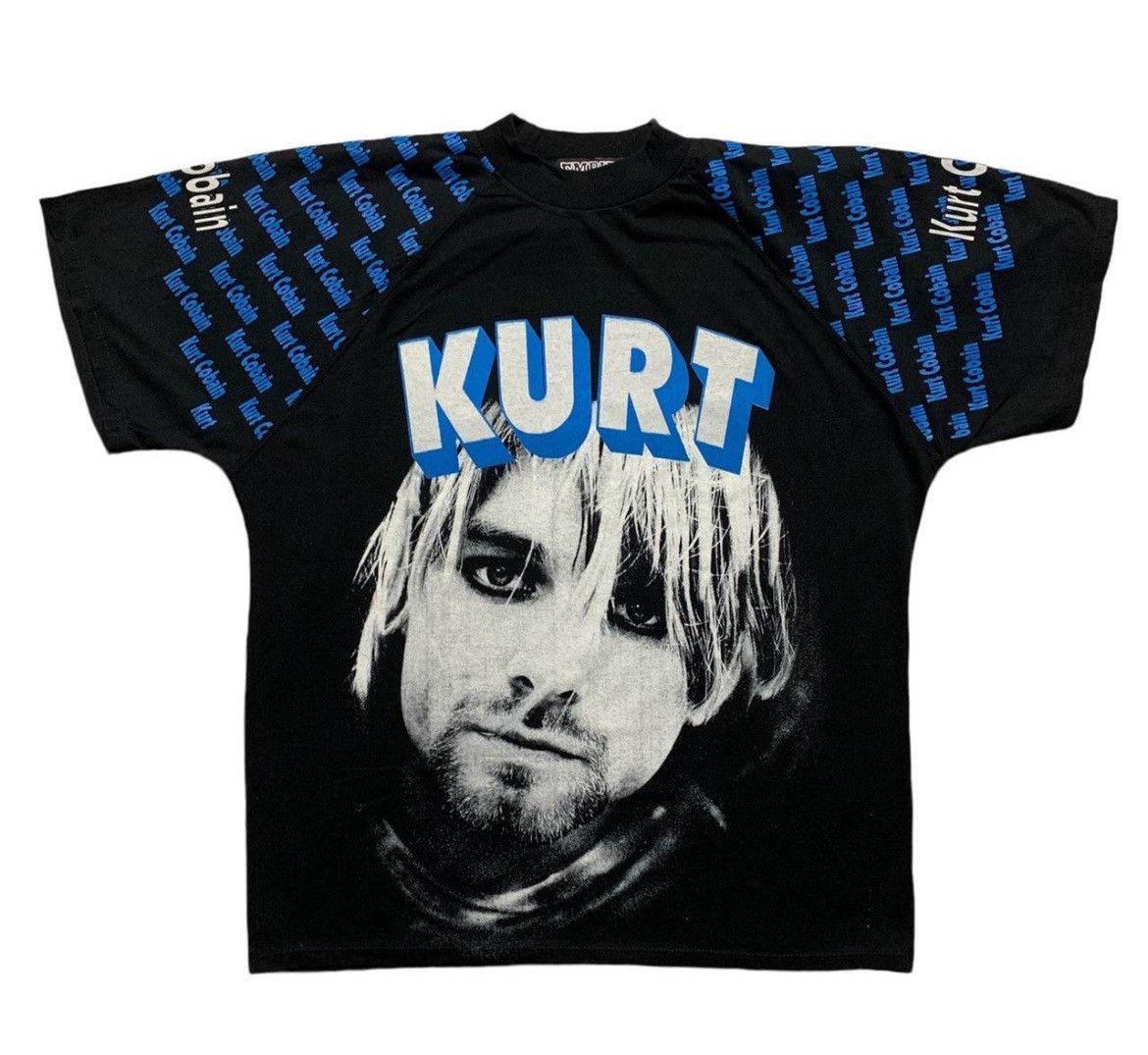 Rare Vintage 90s Kurt Cobain Nirvana Grunge Band Tshirt