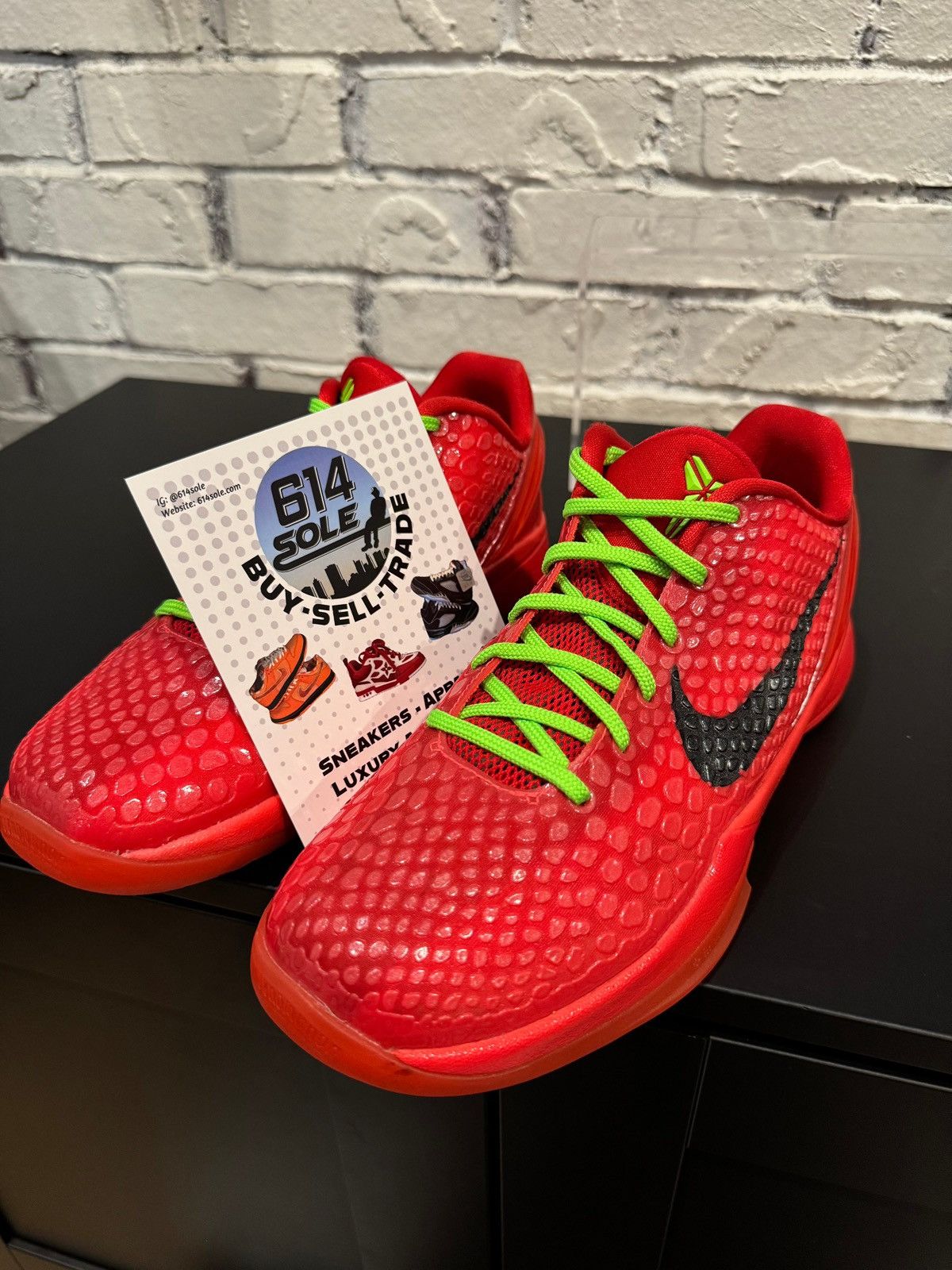 Nike Kobe 6 ‘Reverse Grinch’ size 7y PO NB Size US 7 / EU 40 - 9 Thumbnail