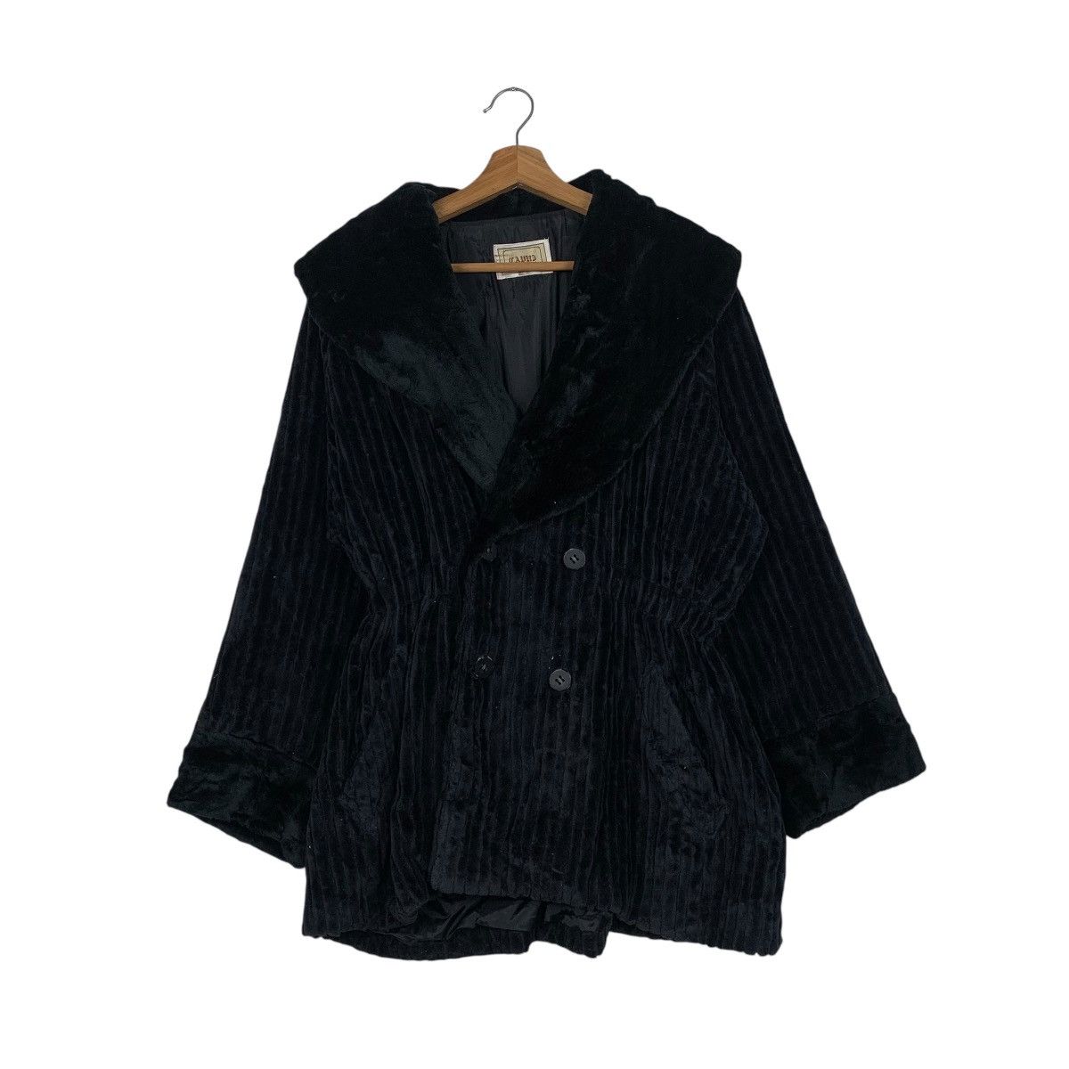 Japanese Brand Japanese Brand Capri Faux Fur Double Breasted Coat Size M / US 6-8 / IT 42-44 - 1 Thumbnail
