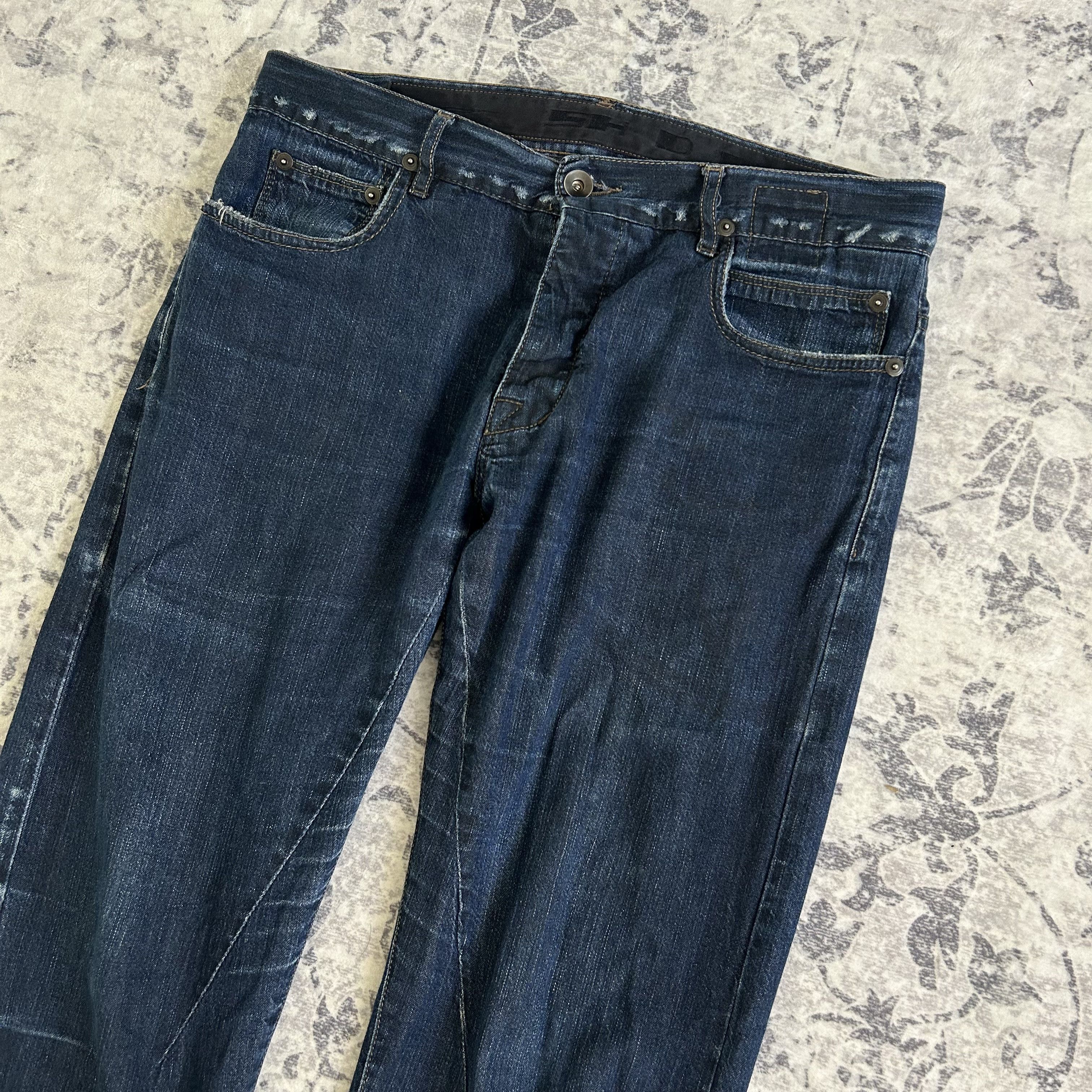 Rick Owens Drkshdw Rick Owens DRKSHDW Blue Jeans Size US 30 / EU 46 - 3 Thumbnail
