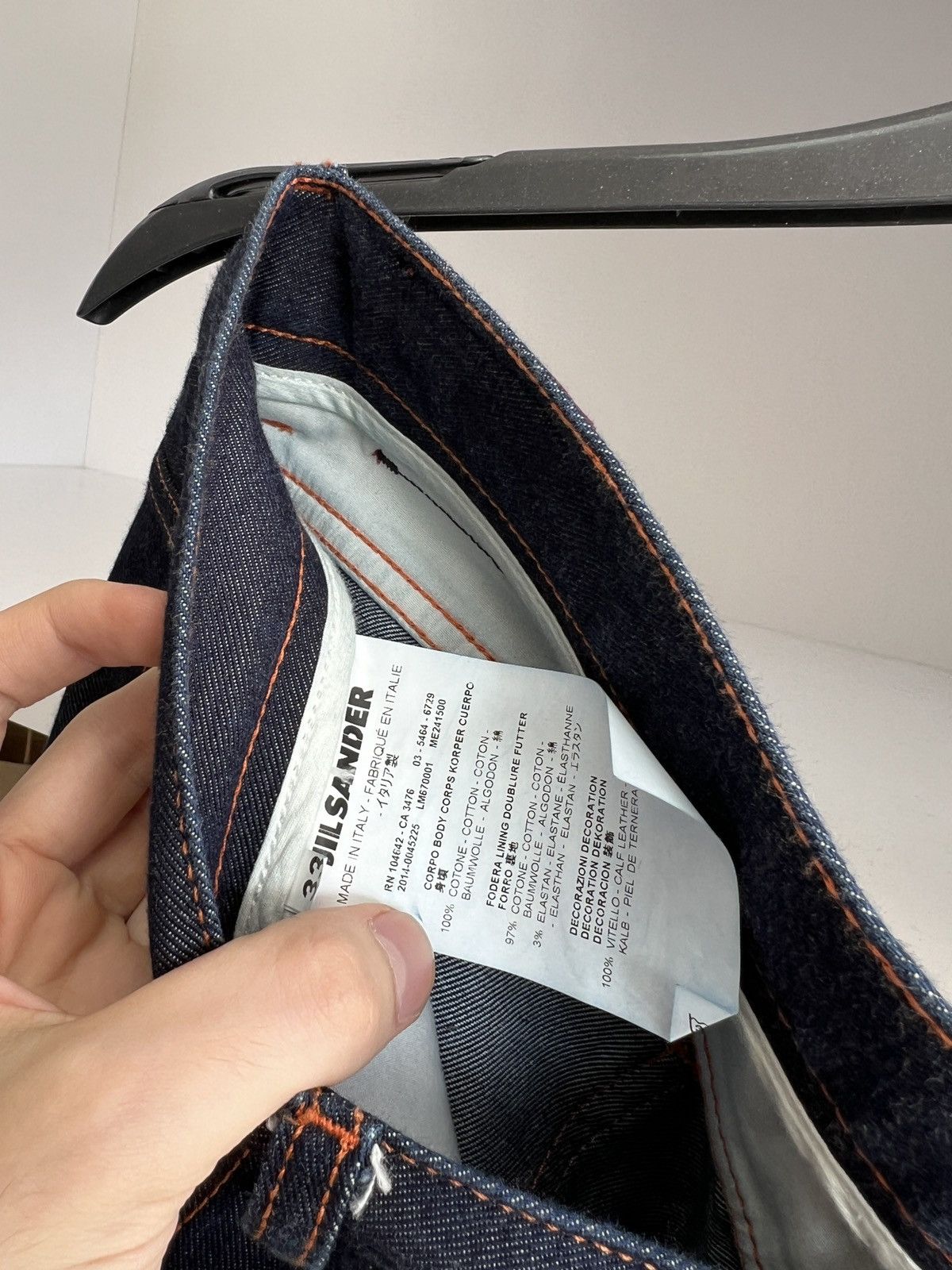 Jil Sander × Vintage Vintage Jil Sander Denim Luxury Jeans Size US 33 - 8 Thumbnail