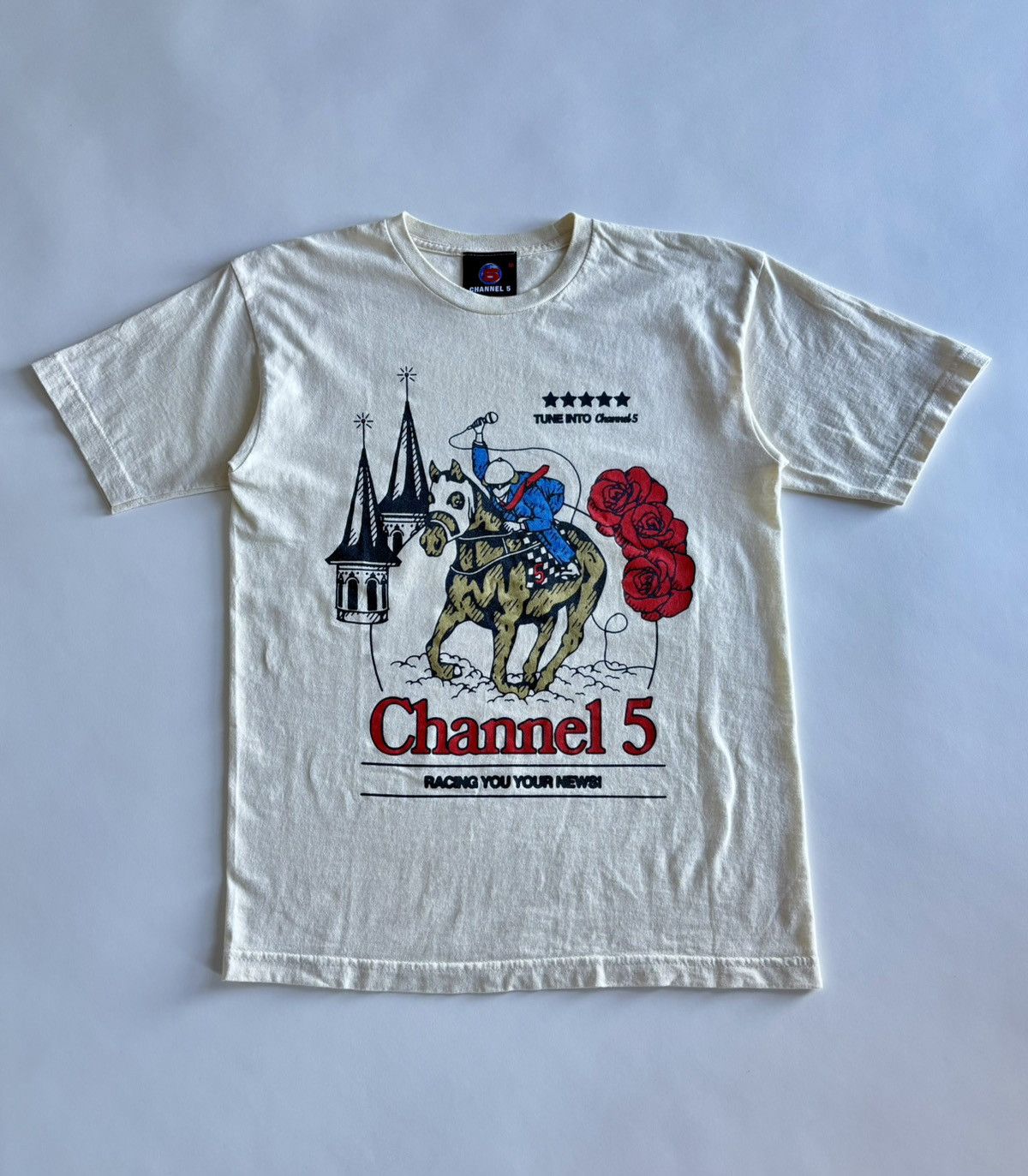 Other Channel 5 News Racing Screen Printed Tee Size US M / EU 48-50 / 2 - 2 Thumbnail