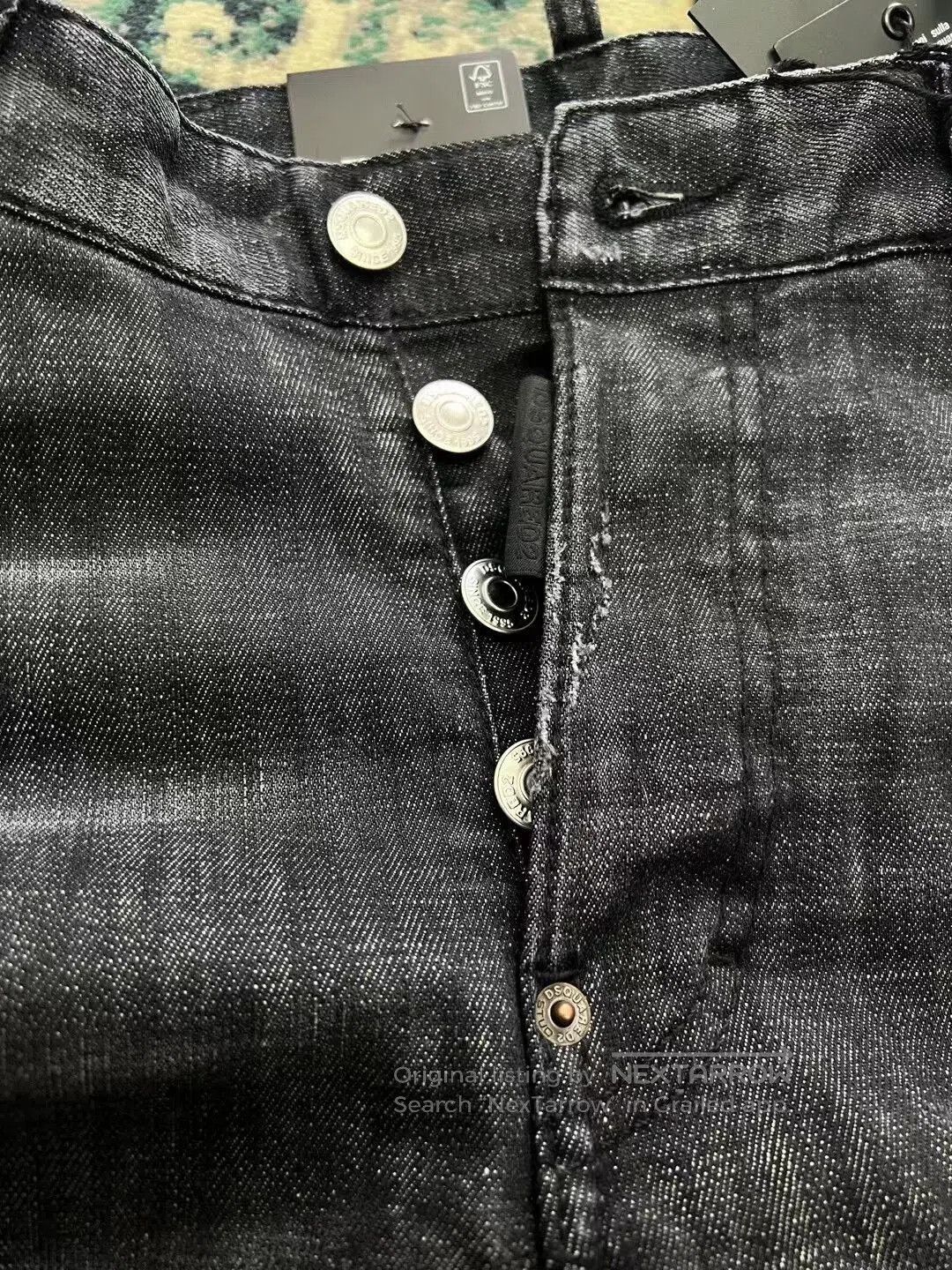 Dsquared2 dsquared2 black gray biker jeans. Size US 44 / EU 60 - 3 Thumbnail