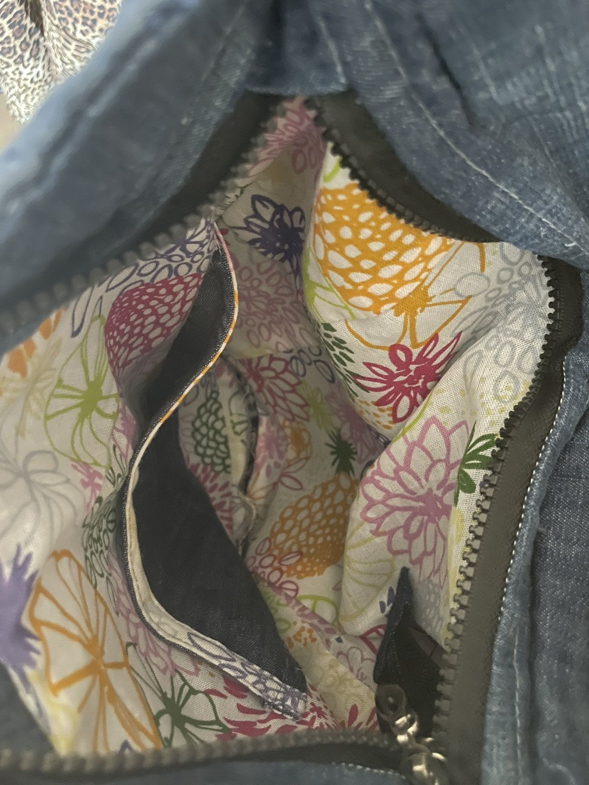 Handmade Handmade blue jeans shoulder shopper bag Size ONE SIZE - 4 Thumbnail