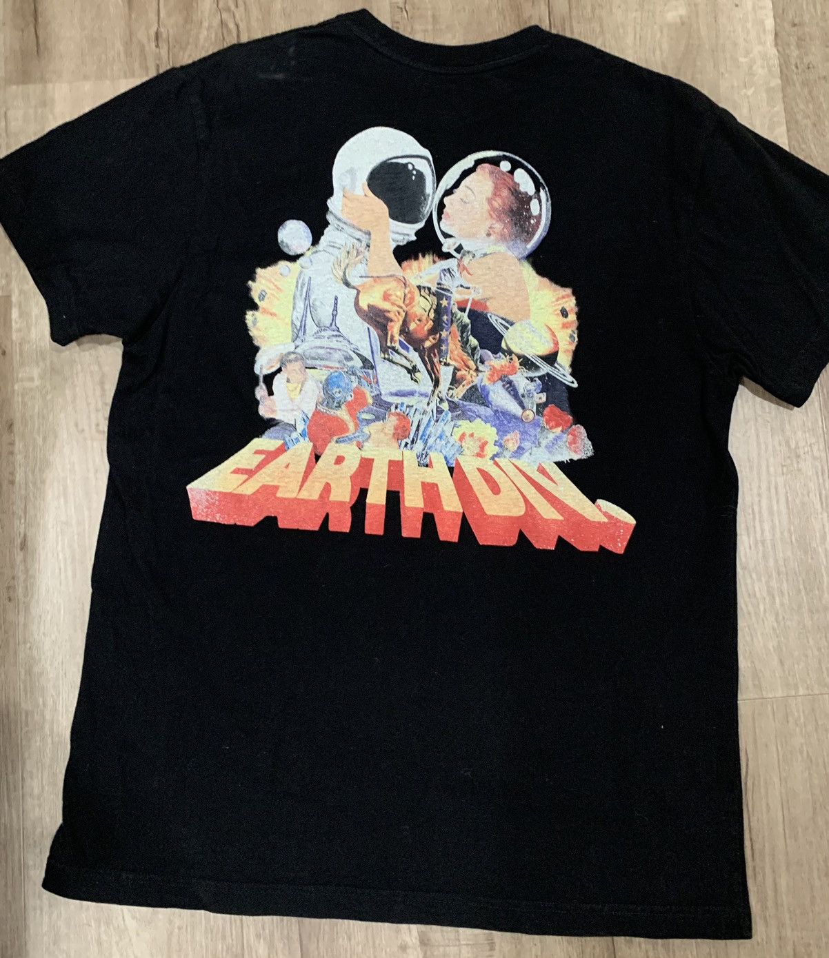 Billionaire Boys Club × Japanese Brand Billionaire Boys Club Bbc Galactic Black Earth Div Tee Size US L / EU 52-54 / 3 - 1 Thumbnail