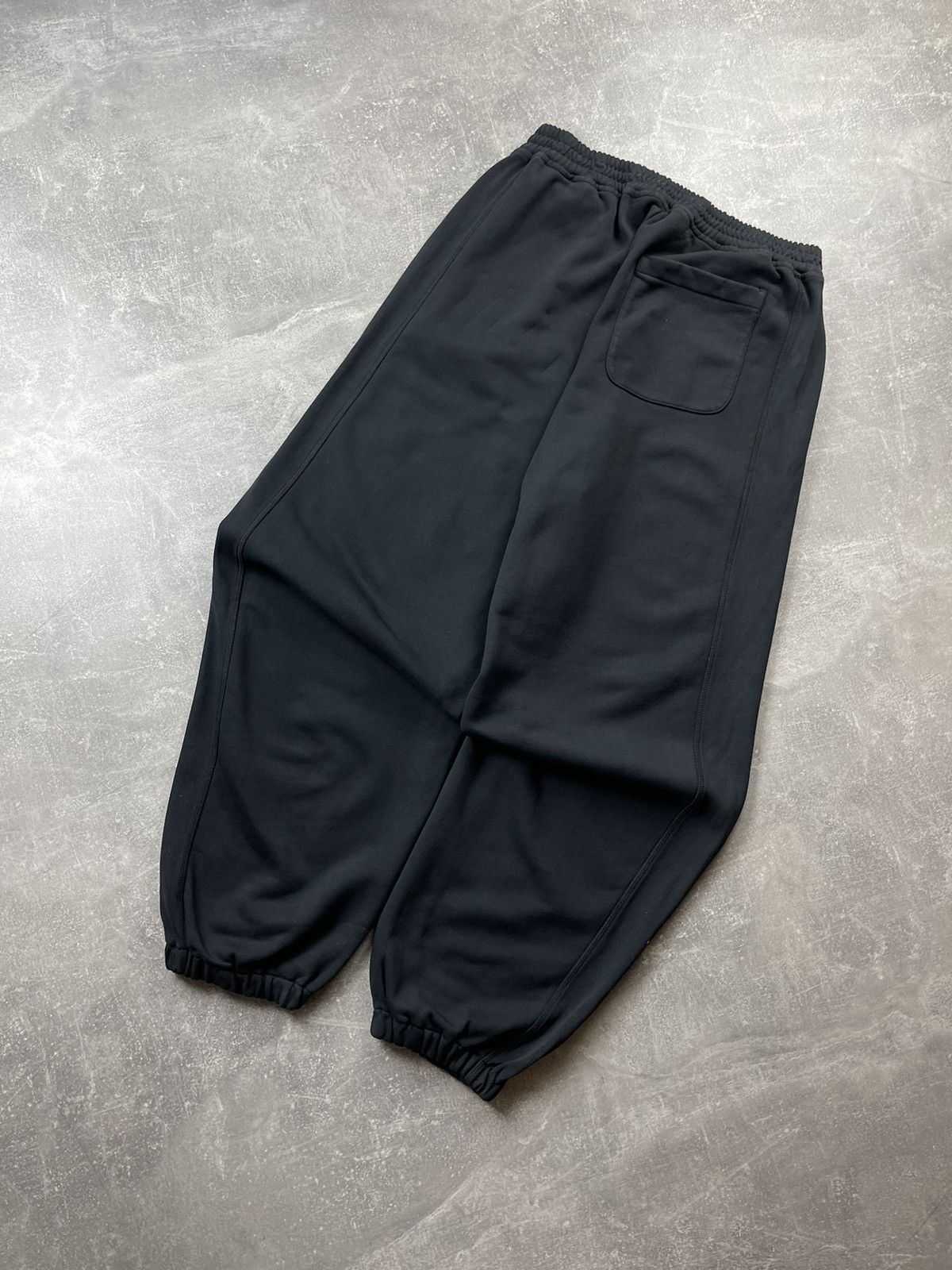 Moschino Moschino Couture Black Logo Jogger Pants Relaxed Tapered Fit Size US 32 / EU 48 - 6 Thumbnail