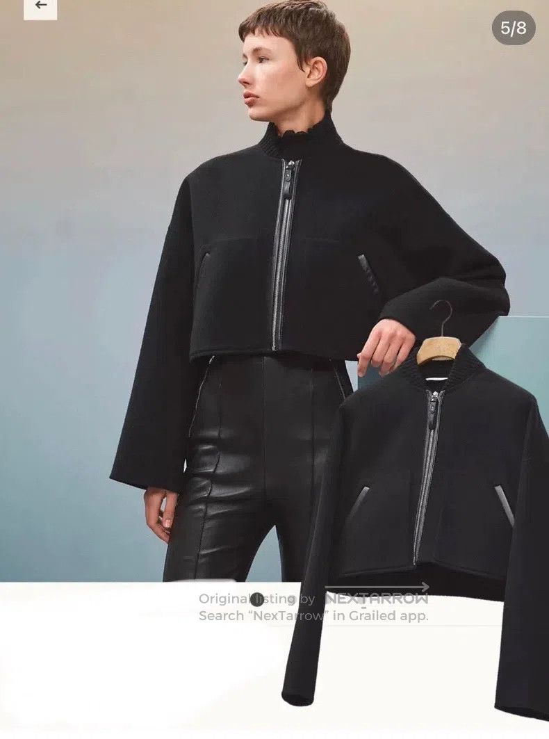 Hermes Hermes Black Flight Jacket Size XS / US 0-2 / IT 36-38 - 7 Thumbnail