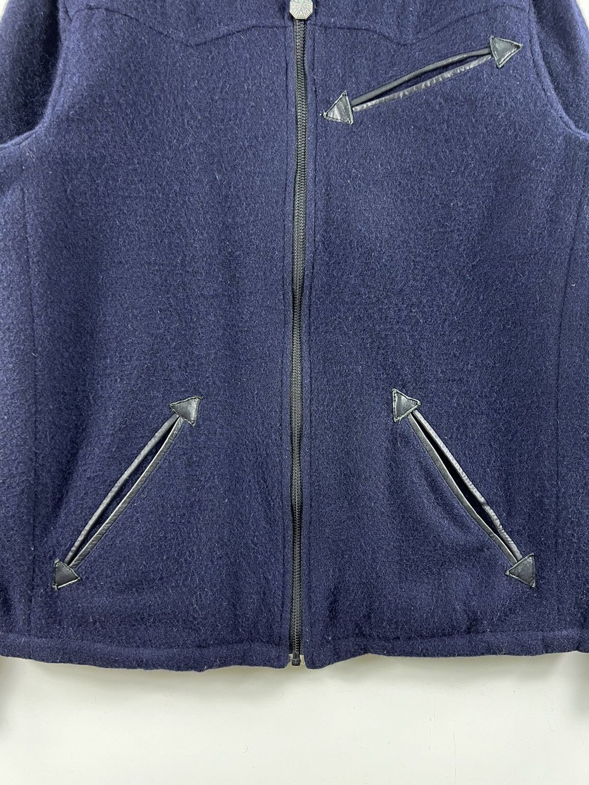 Hysteric Glamour 🔥 The illest wool deck Jacket leather parts - M Size US S / EU 44-46 / 1 - 4 Thumbnail