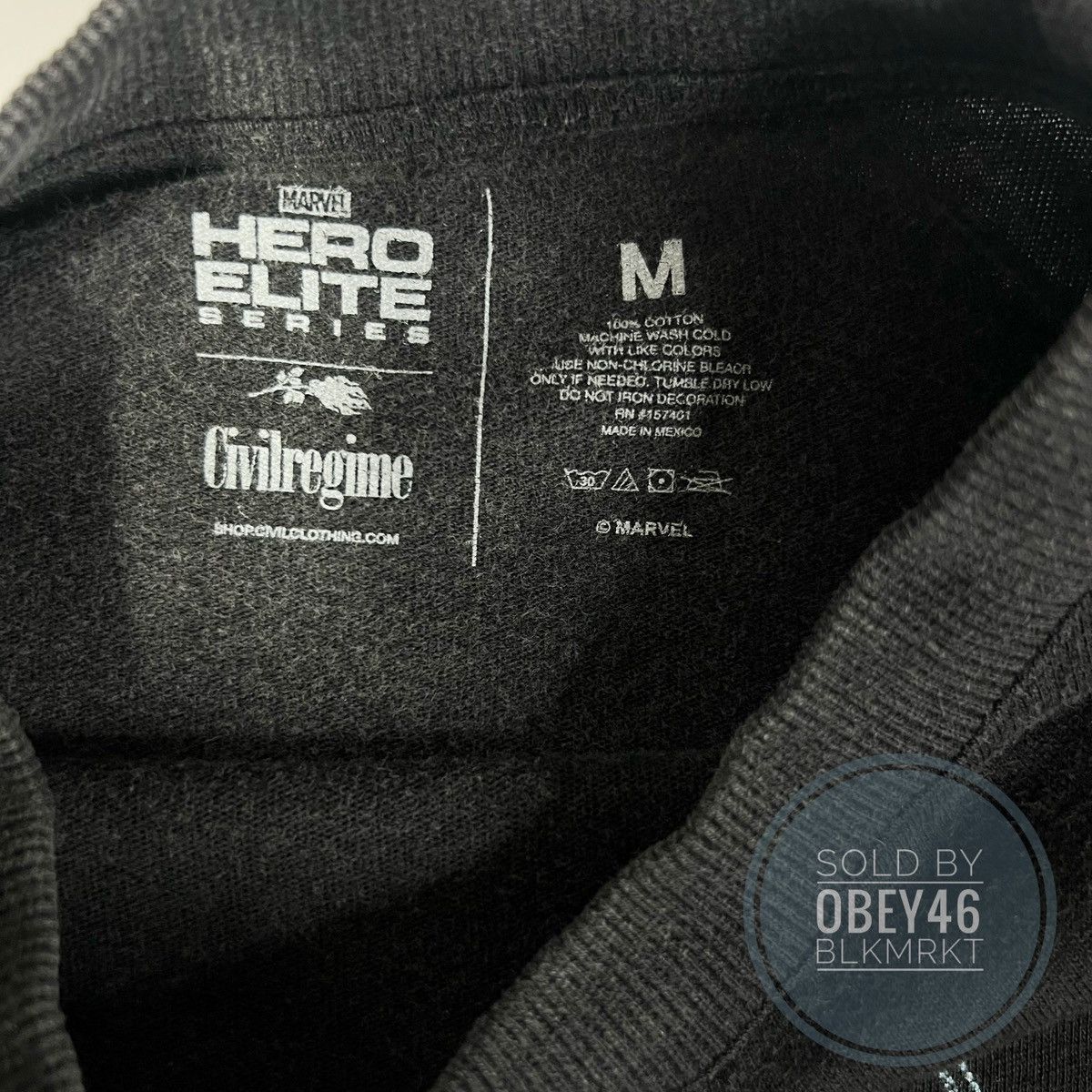 Civil Regime × Marvel Comics Civil Regime x Marvel X-Men Gambit Oversized Shirt Black M Size US M / EU 48-50 / 2 - 5 Thumbnail