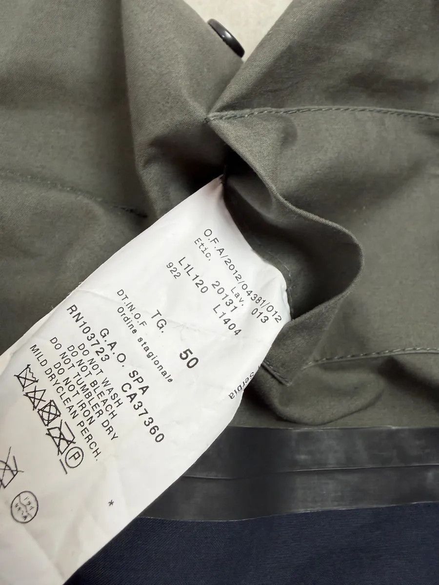 Emporio Armani SS2013 Emporio Armani Navy Military Green Layering Trench Coat Size US M / EU 48-50 / 2 - 5 Thumbnail
