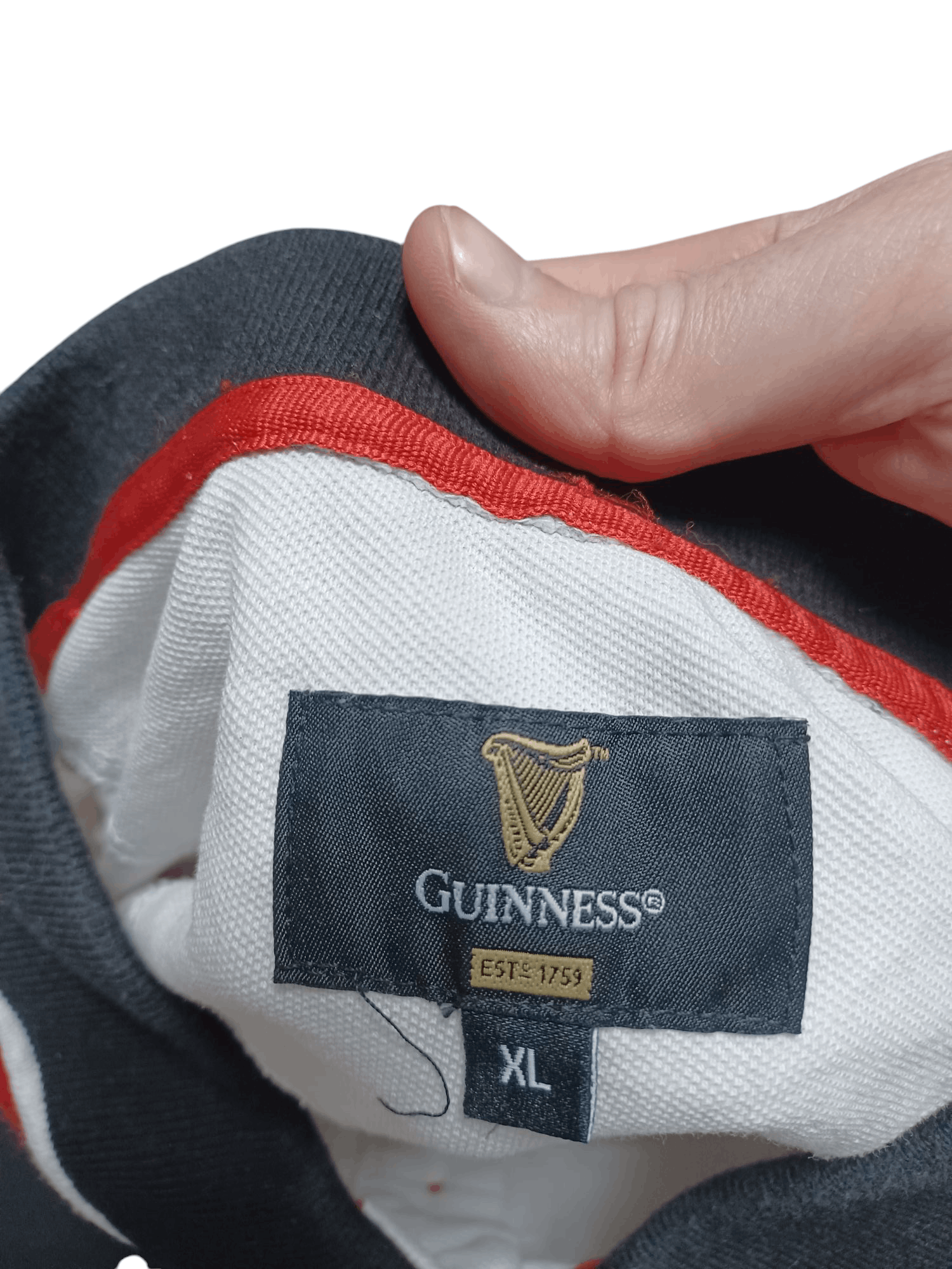 Cotton Traders GUINNESS ENGLAND RUGBY TEAM COTTON TRADERS POLO SHIRT Size US XL / EU 56 / 4 - 4 Thumbnail