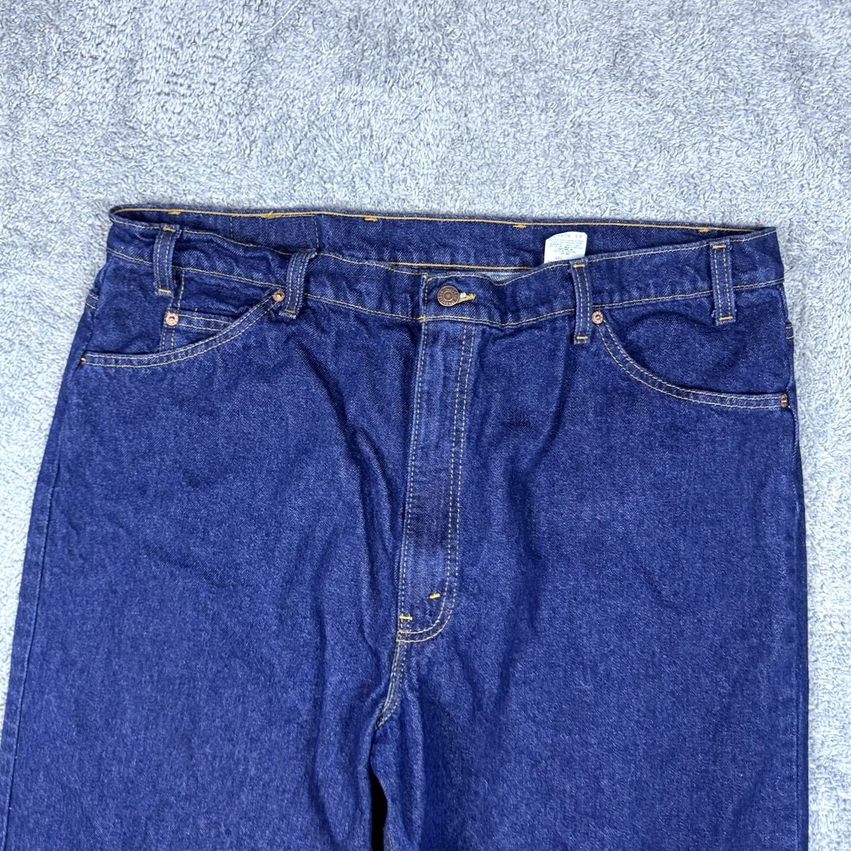 Levi's Vintage Levi'S 601 Jeans Men 44x30 USA Made 1996 White Tab Tapered 90s Dark - 42x30 Denim Size US 44 / EU 60 - 4 Thumbnail