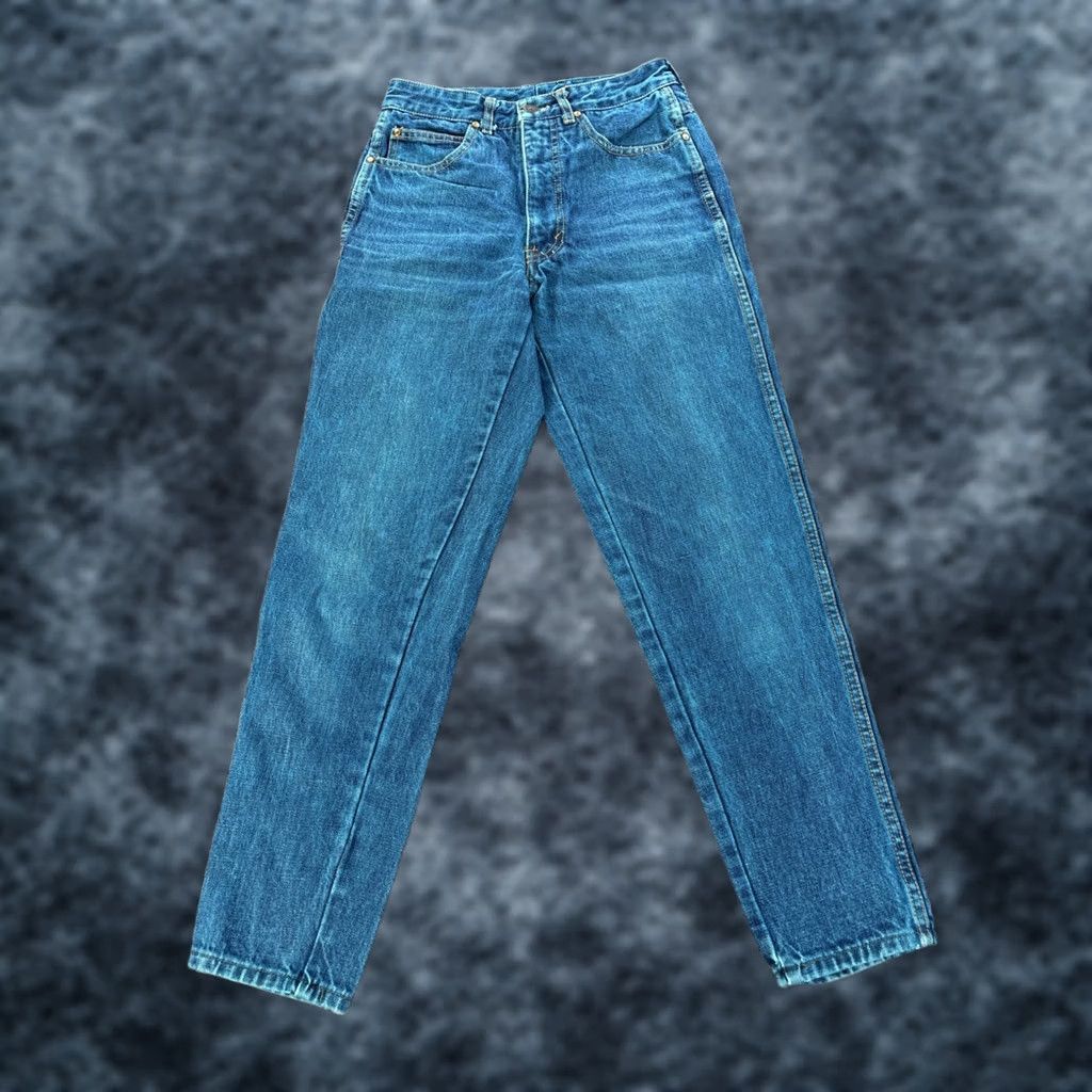 Vintage VINTAGE Sasson Mom Jeans High Rise 26x27 Distressed Blue Denim 90s Women Jeans Women M Size 26" / US 2 / IT 38 - 1 Thumbnail