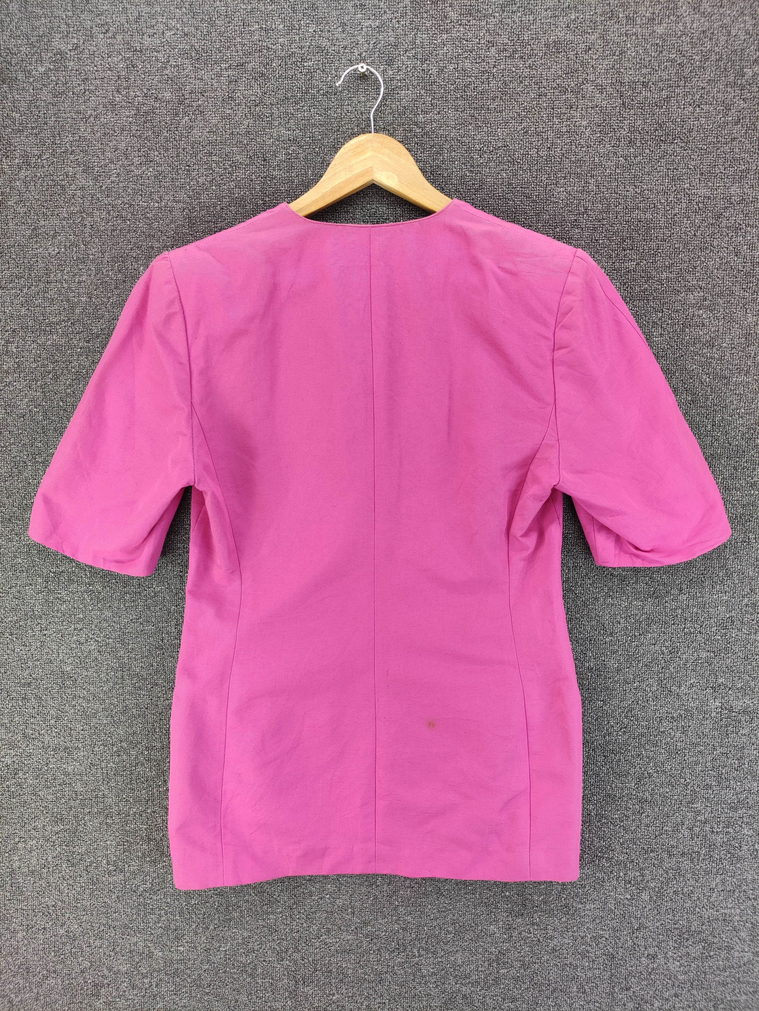 Vintage Vintage Eleonora Scaramucci Milano Short Sleeve Coat Jacket Size S / US 4 / IT 40 - 13 Thumbnail