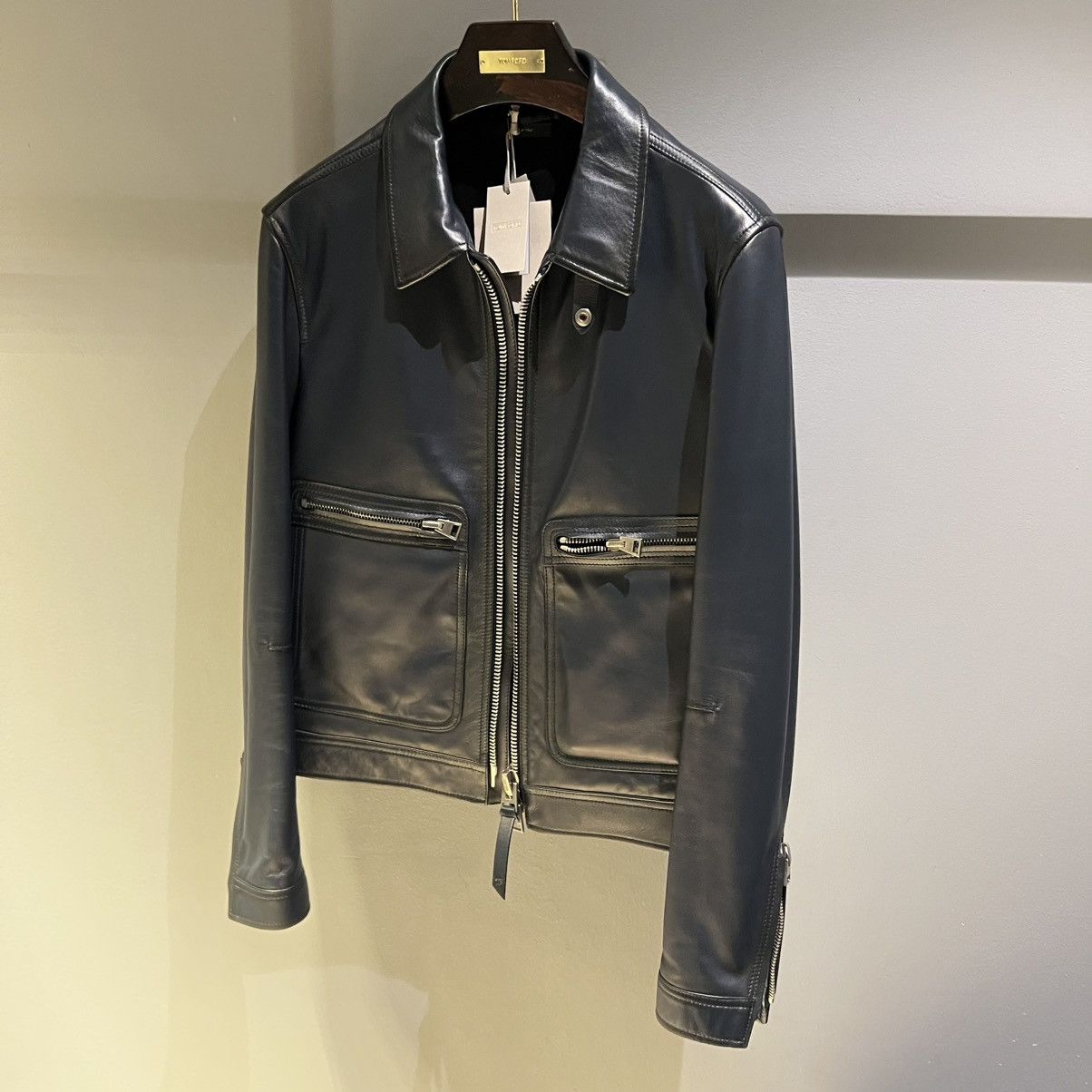 Tom Ford Tom Ford Leather Jacket in Medium Size US M / EU 48-50 / 2 - 1 Thumbnail