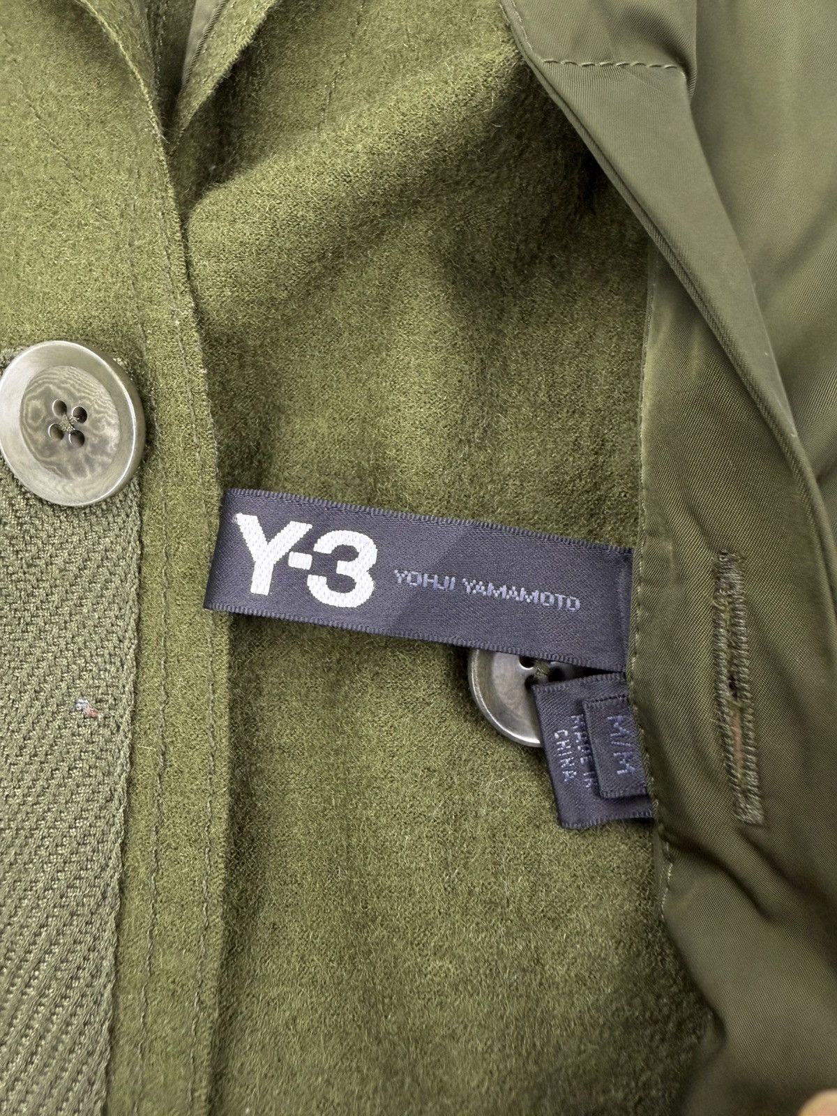 Yohji Yamamoto FW2013 YohjiYamamoto x Adidas Y-3 Utility Padded Wool Blazer Size US M / EU 48-50 / 2 - 6 Thumbnail