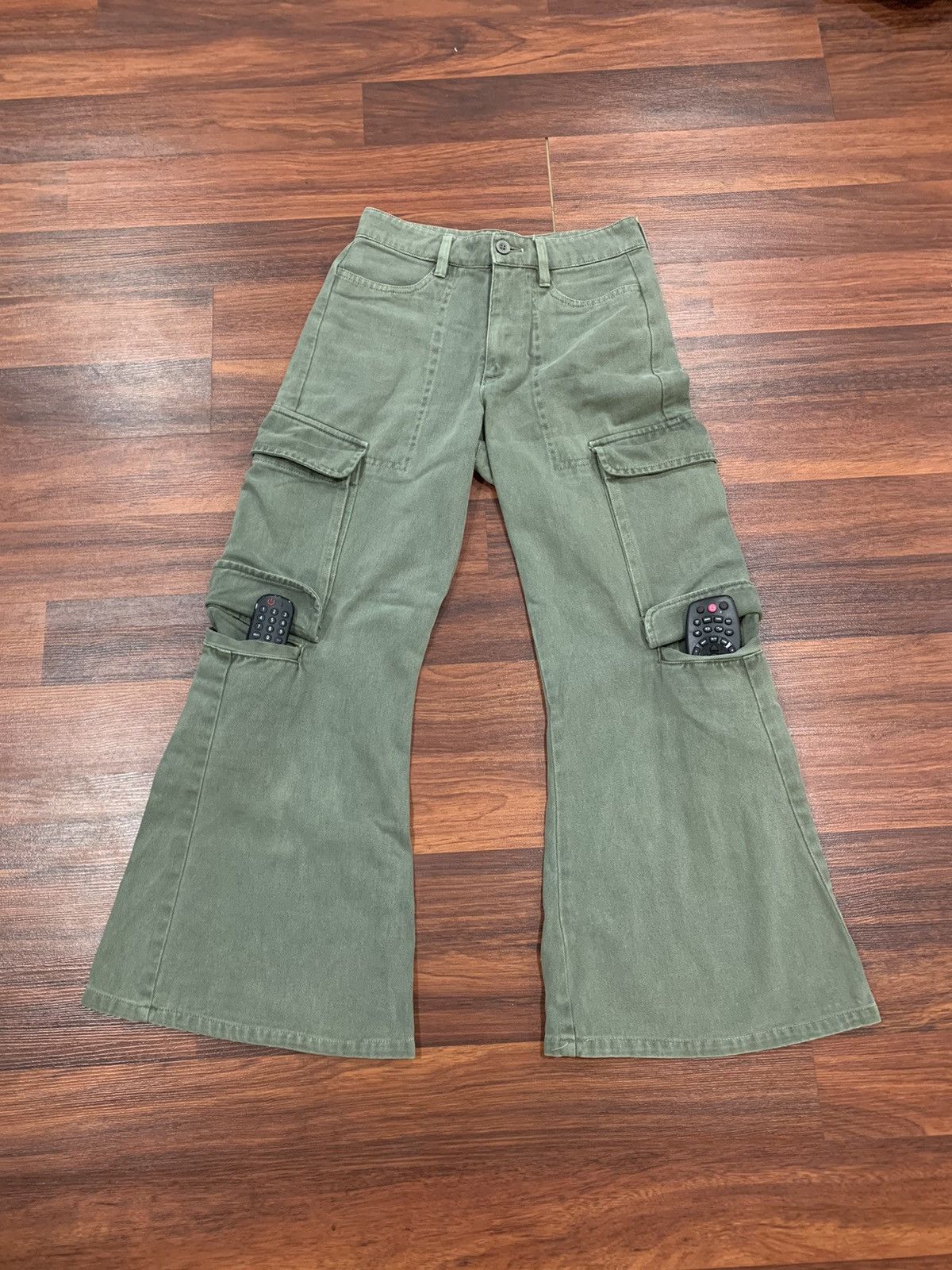 If Six Was Nine × Japanese Brand Asos Flared Cargo Pants ( unisex ) Size US 29 - 3 Thumbnail