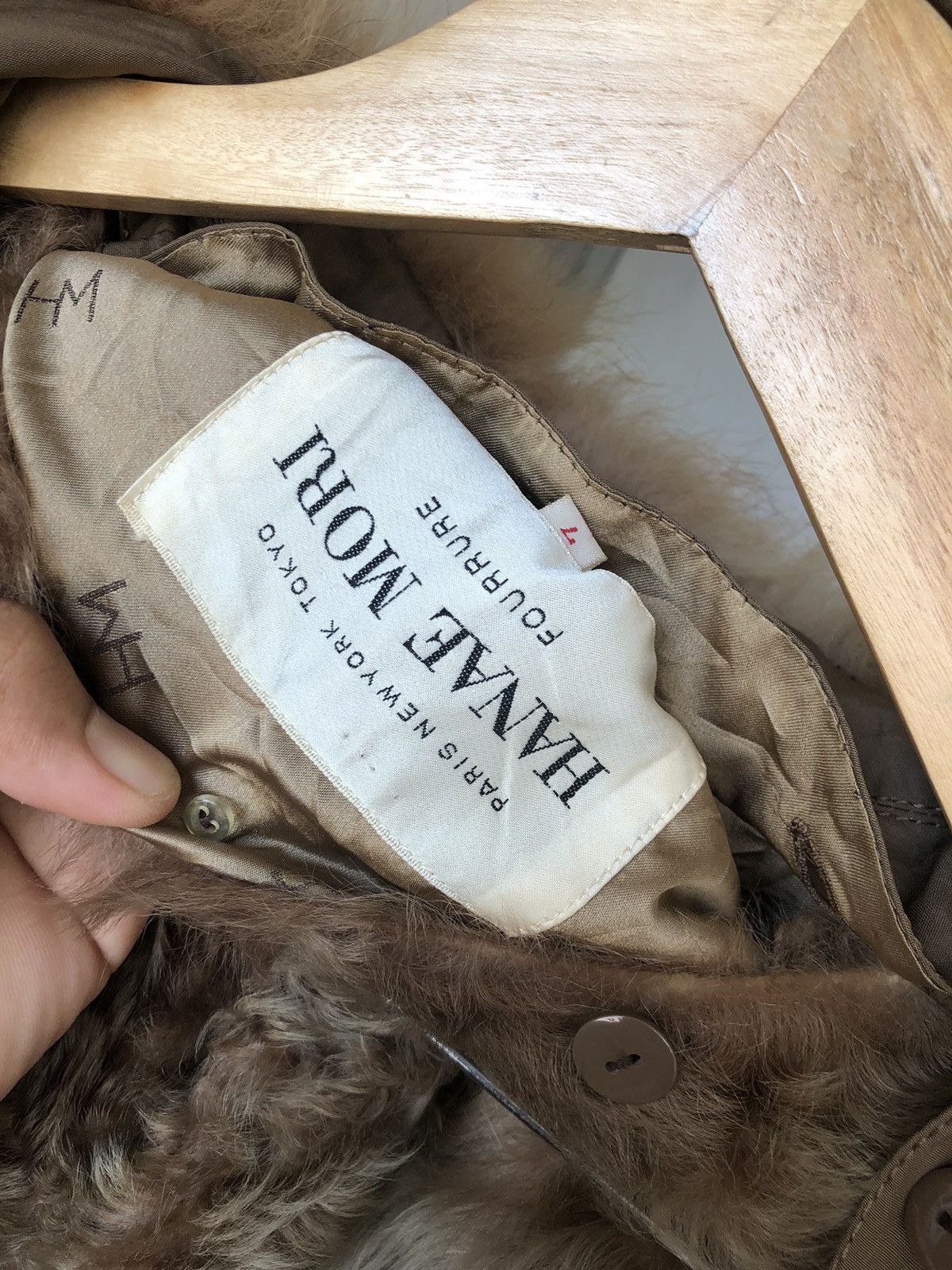 Japan Made🔥 Hanae Mori Fourrure Fur Long Coat