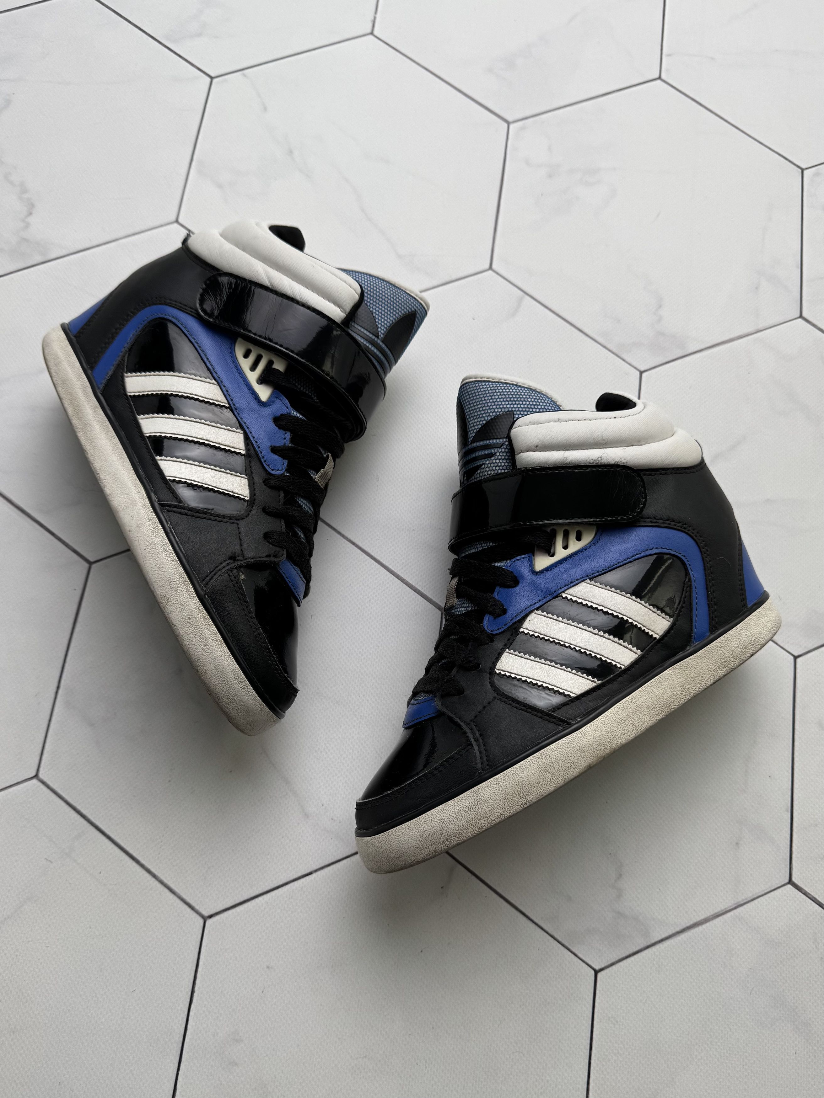 Adidas × Vintage 2000s VINTAGE ADIDAS PRAJNA HIGH BOXING SHOES Y2K