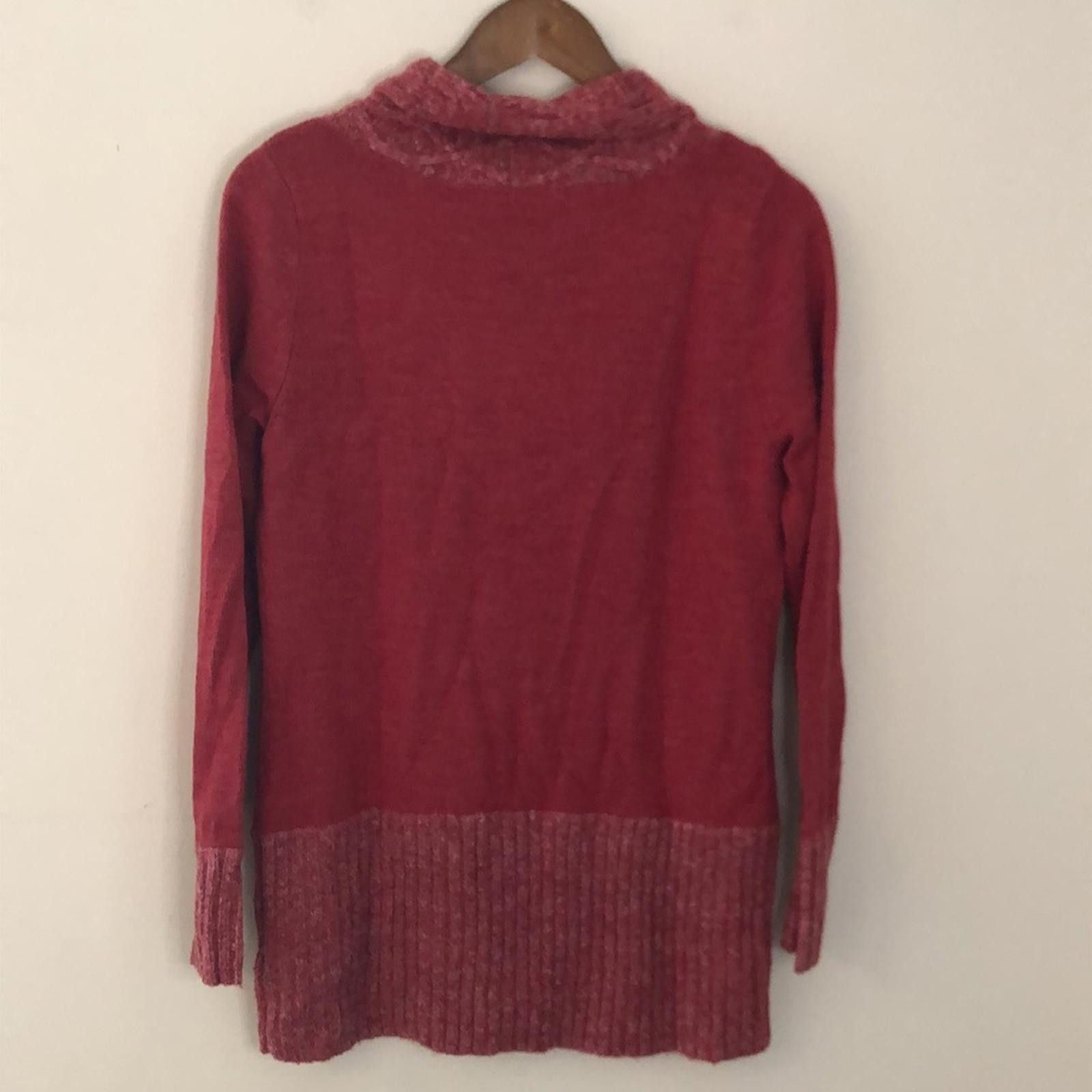 Cartoon Network Cato Rich Heather Red midi Sweater dress cable knit SZ S Size S / US 4 / IT 40 - 4 Thumbnail