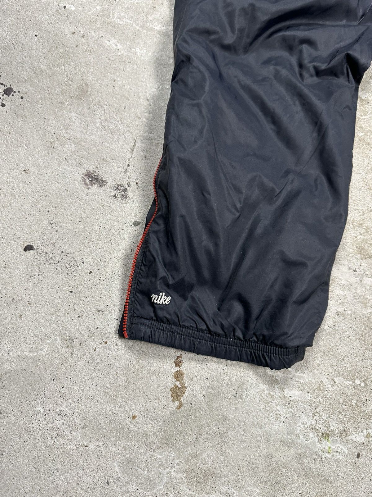 Nike Vintage Y2K Nike Baggy Black Track Pants Swoosh Spellout Size US 32 / EU 48 - 10 Thumbnail