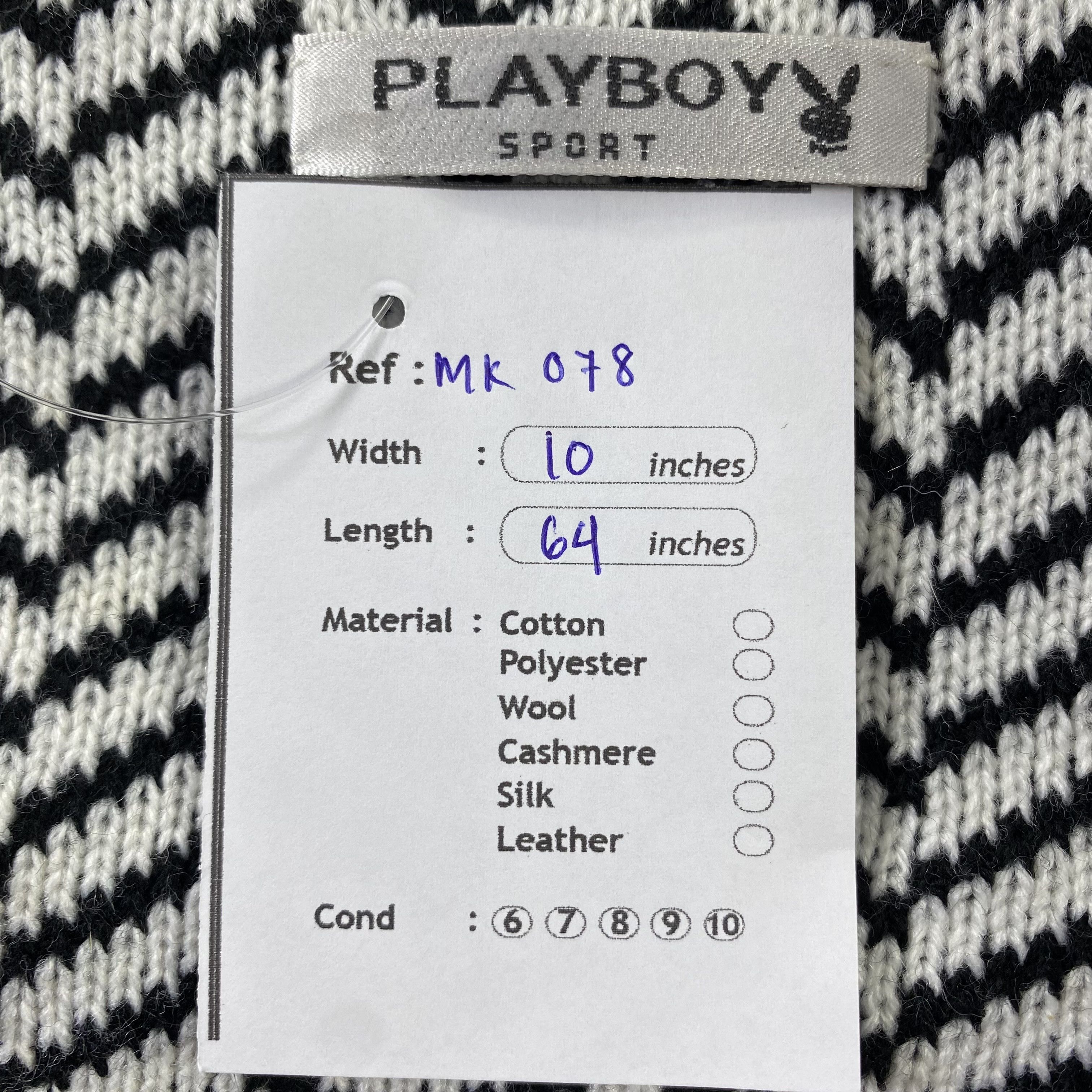 Playboy Playboy Big Logo Scarf Neck Wrap Wool Muffler Size ONE SIZE - 6 Thumbnail