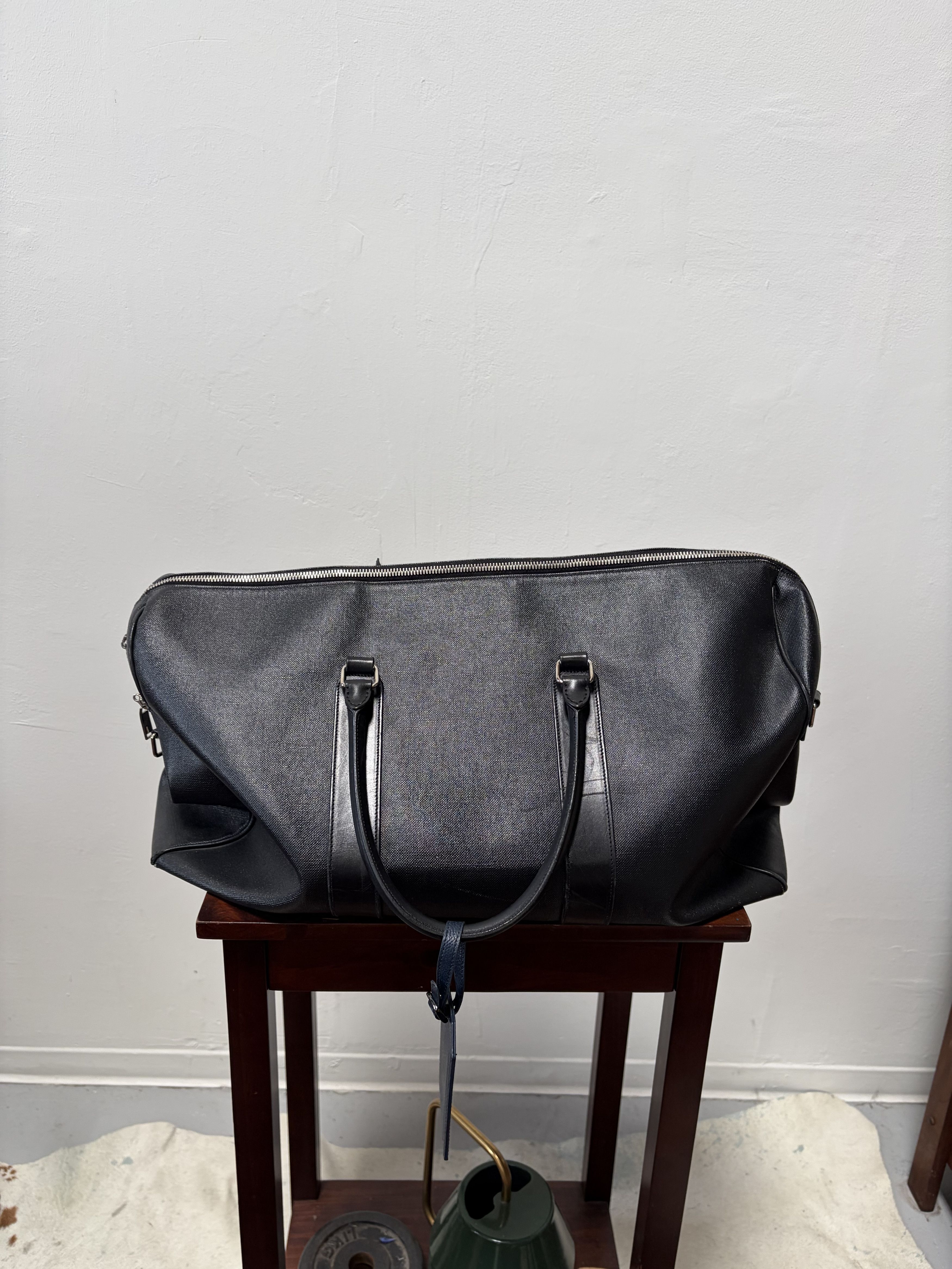 Saint Laurent Paris Leather Weekender bag suitcase Size ONE SIZE - 2 Thumbnail