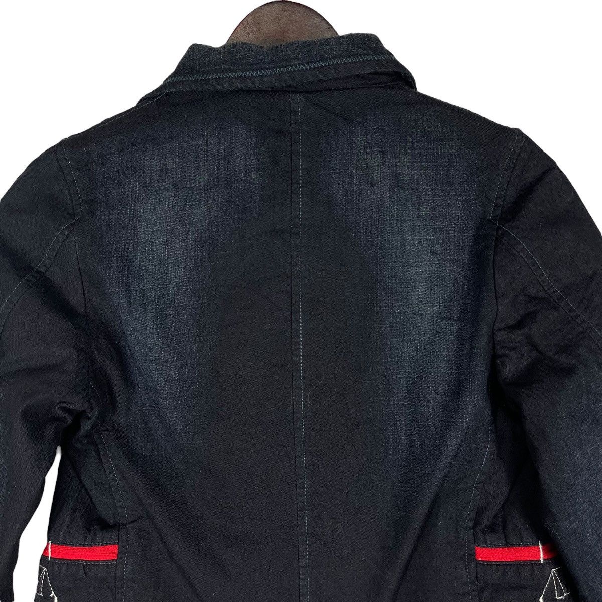 Marithe + Francois Girbaud Marithe Francois Girbaud Denim Indigo Dye Jacket Size M / US 6-8 / IT 42-44 - 13 Thumbnail