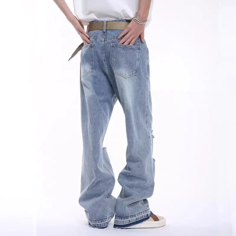 Designer × Japanese Brand Vintage Hip Hop Streetwear Loose Casual Jeans Size US 31 - 2 Thumbnail