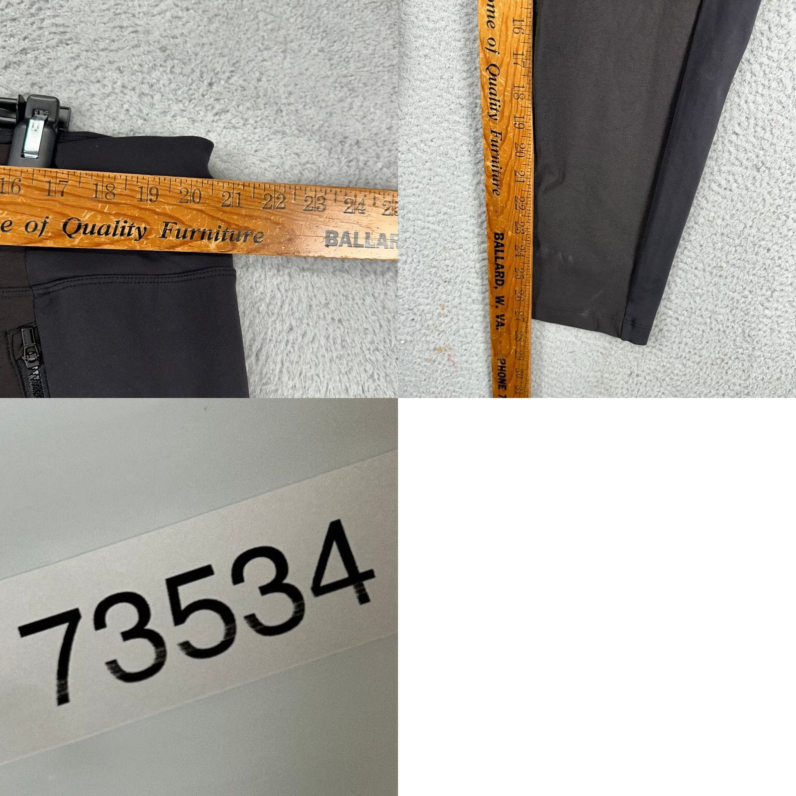 Athleta Athleta Women Hybrid Cargo Legging Pants 22 Gray Pockets Nylon Stretch NEW Size 40" / US 18 - 8 Thumbnail