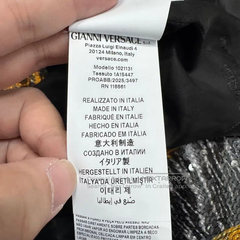 Versace Versace Sequins full of printed leopard print shirts Size US M / EU 48-50 / 2 - 4 Thumbnail