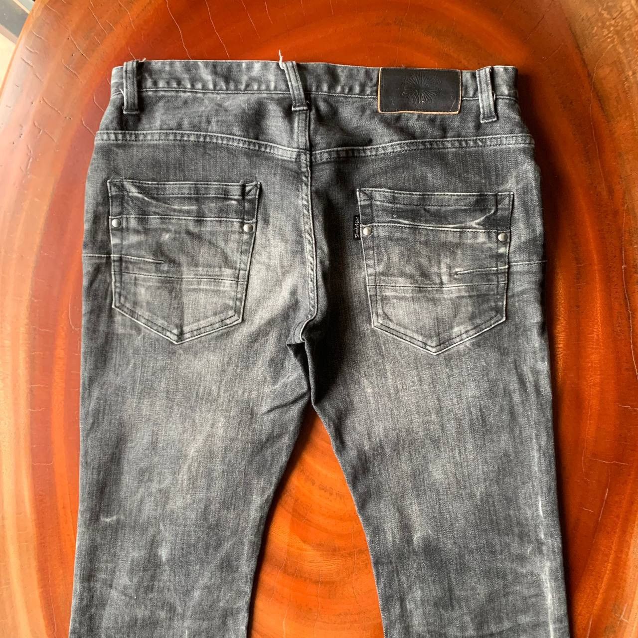 Tornado Mart 💥Archival💥 Tornado Mart Black Stone Washed Denim Pants Size US 33 - 4 Thumbnail