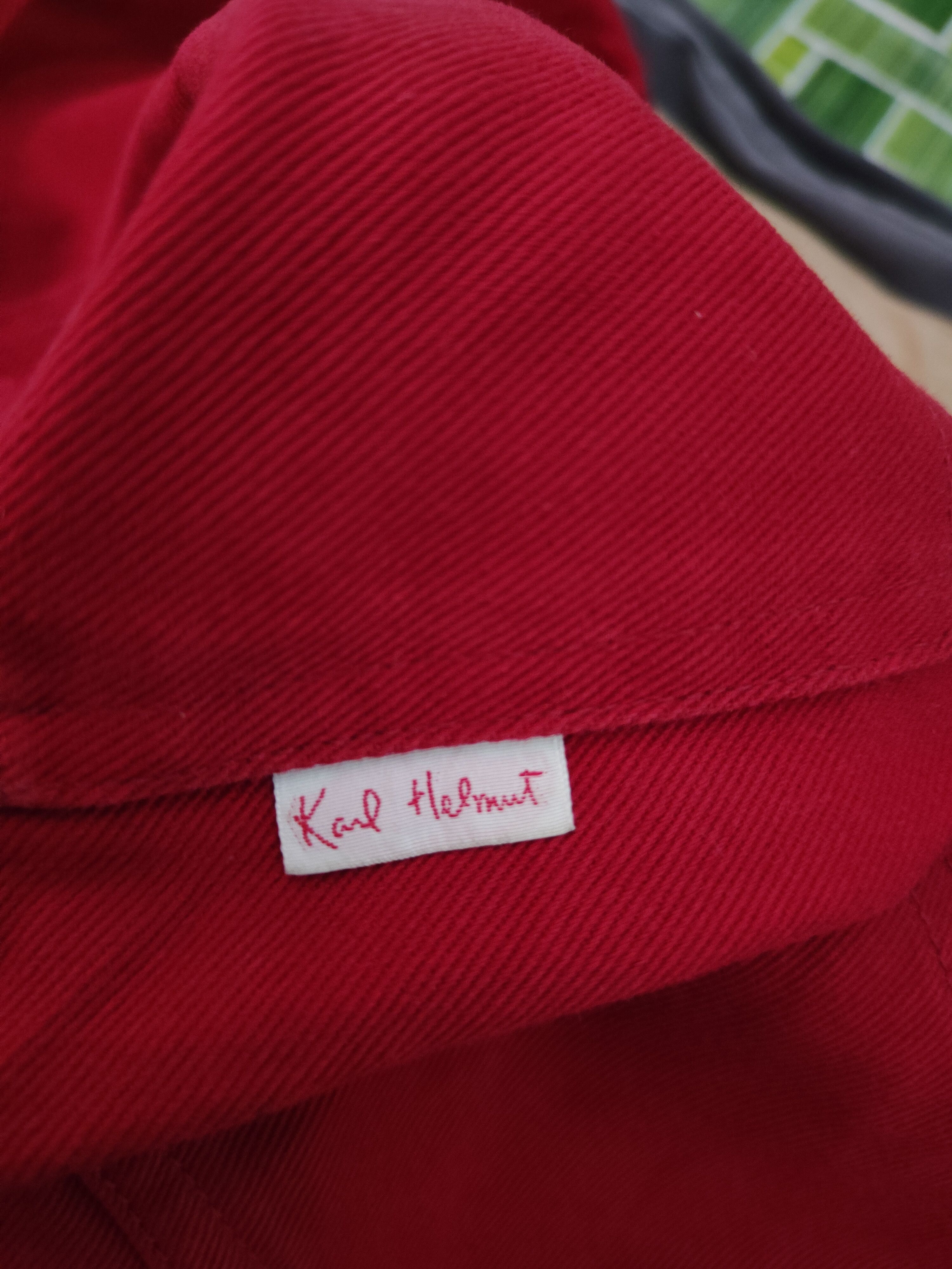 Japanese Brand Karl Helmut Red Multipocket Soft Denim #S1323 Size US 34 / EU 50 - 18 Thumbnail
