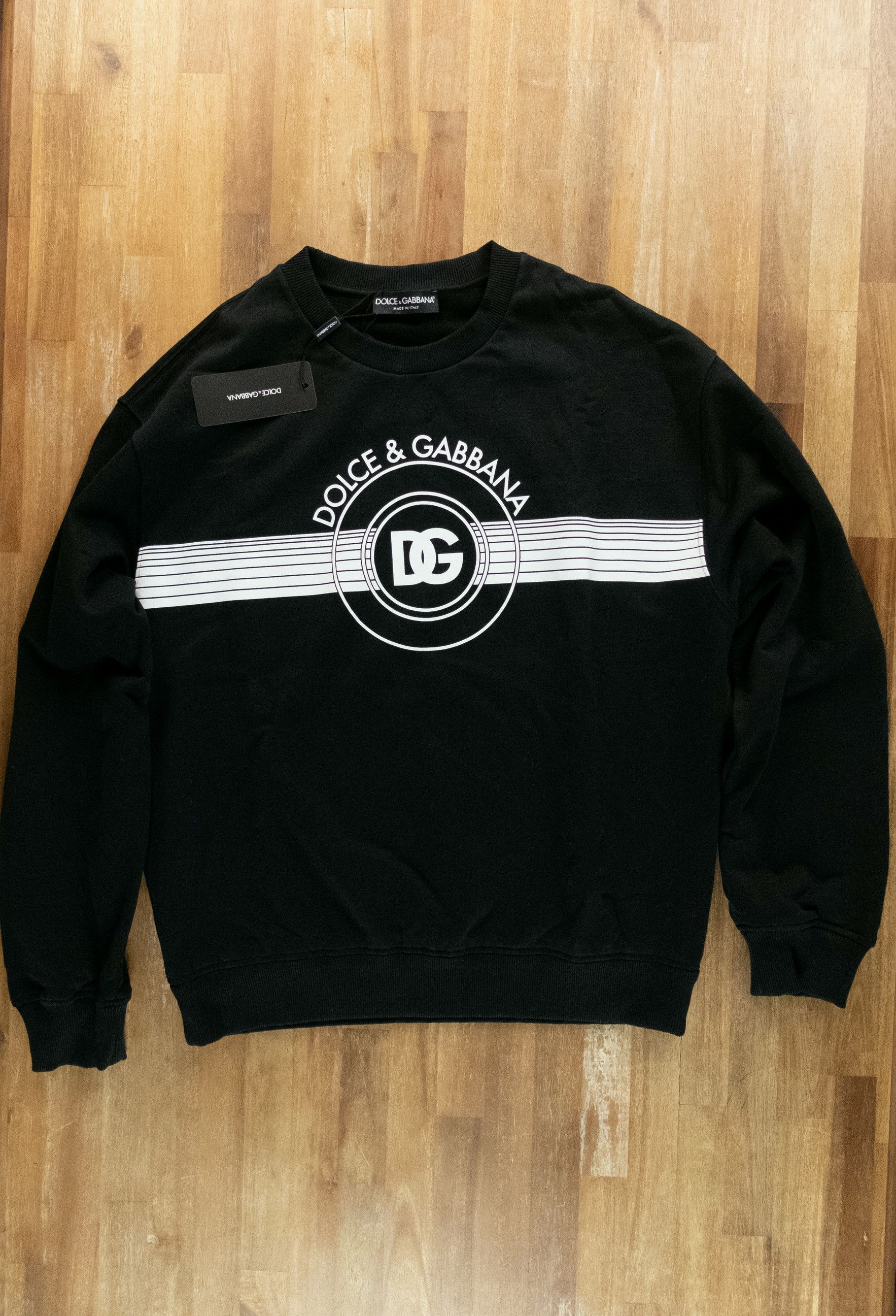 Dolce & Gabbana DOLCE & GABBANA black white DG logo sweatshirt Large Size US L / EU 52-54 / 3 - 6 Thumbnail