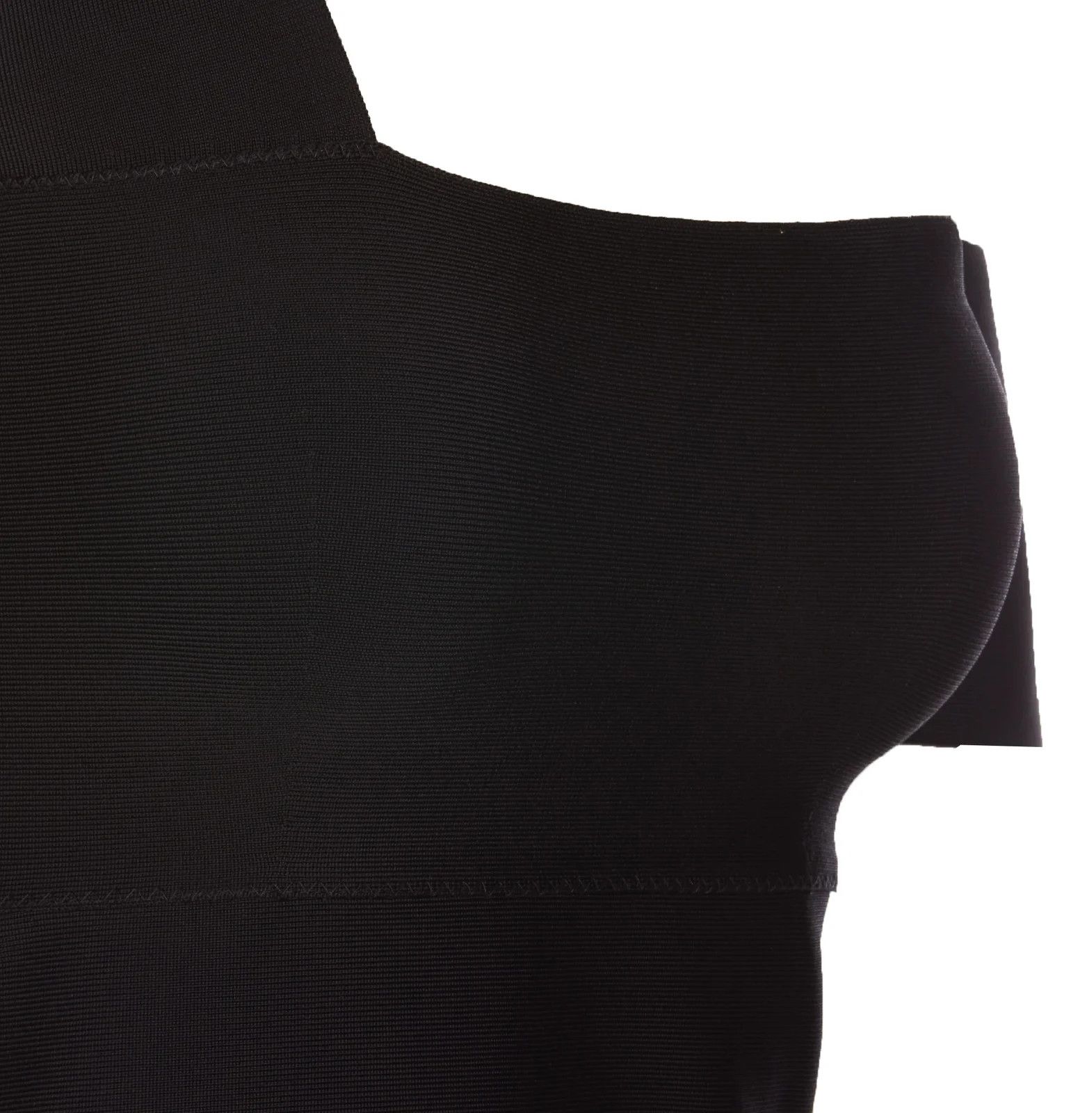 Alexander McQueen o1y0325 One-Shoulder Top in Black Size M / US 6-8 / IT 42-44 - 3 Thumbnail