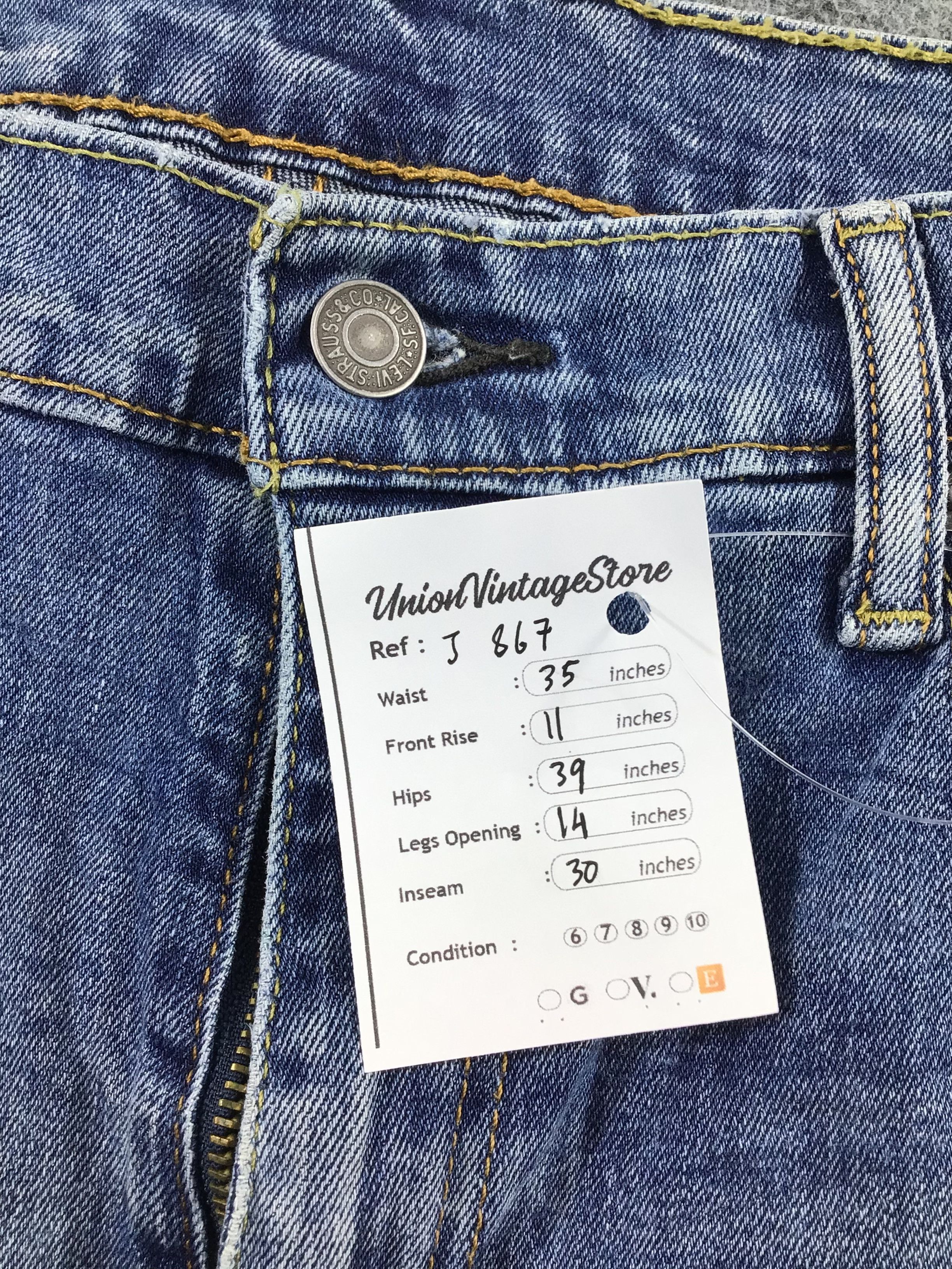 Levi's Vintage Levis Jeans-J867 Size US 34 / EU 50 - 13 Thumbnail