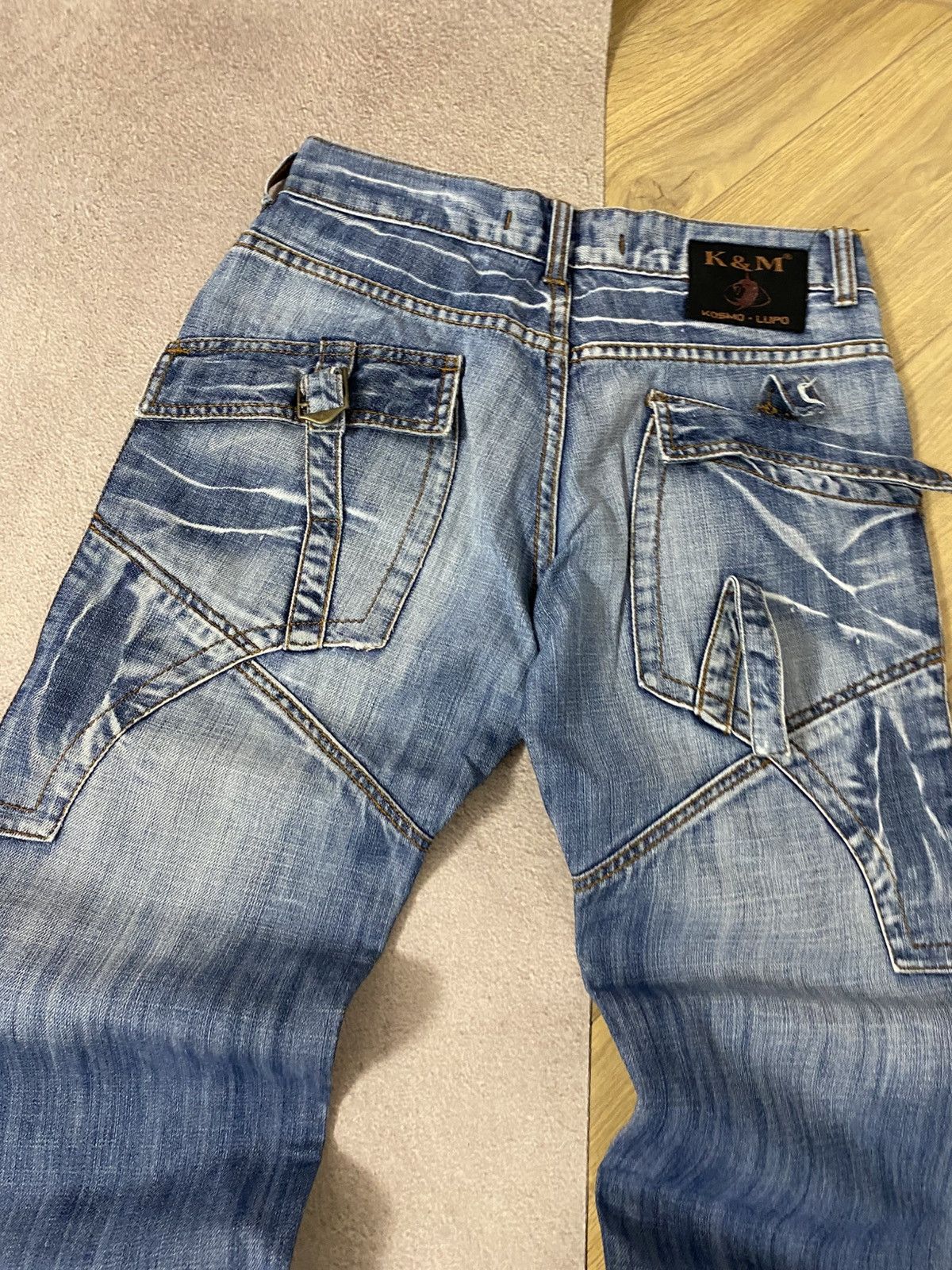 Vintage Kosmo Lupo vintage If Six Was Nine style baggy pants Size US 29 - 5 Thumbnail