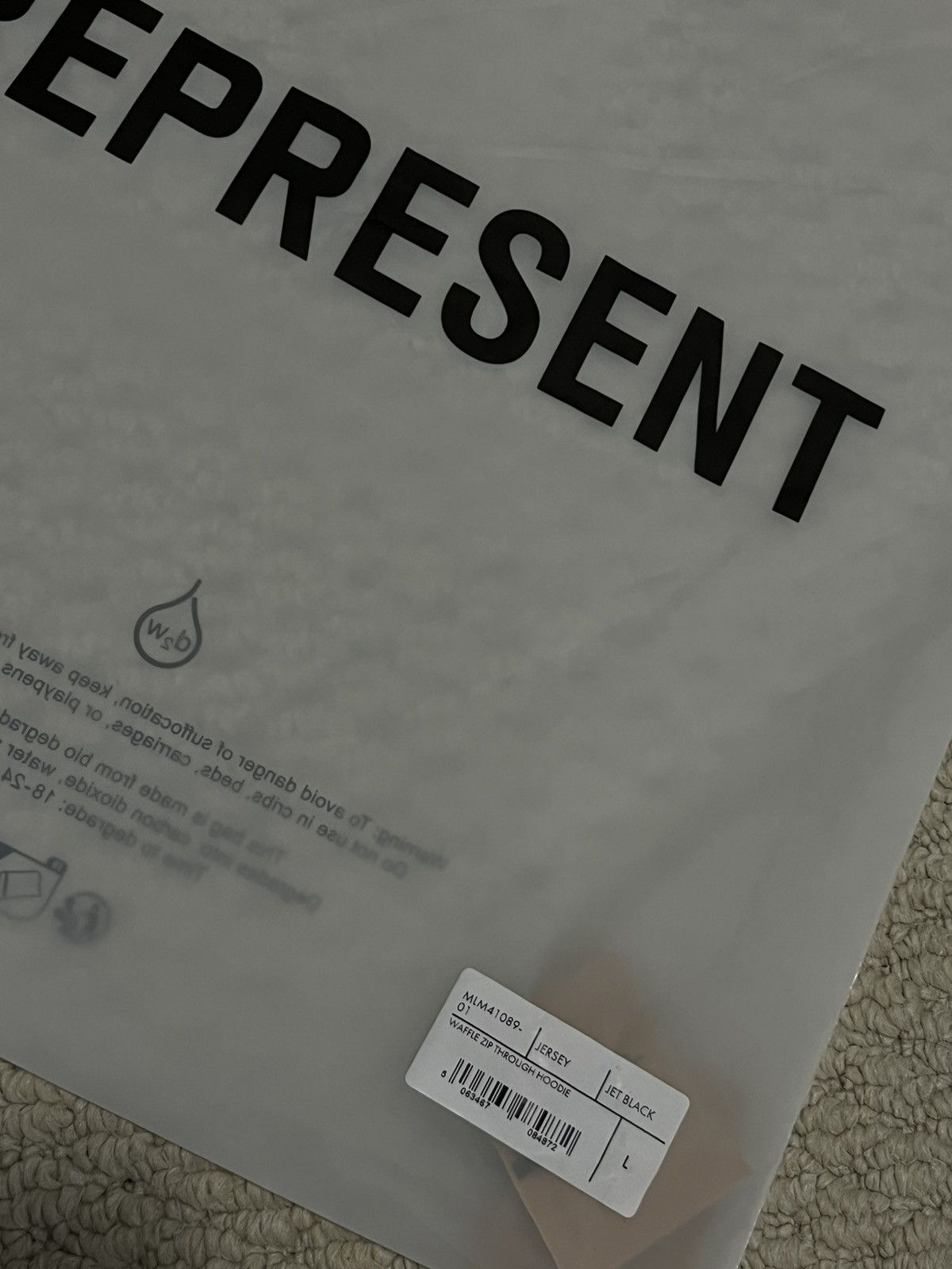 Represent Clo. Represent Waffle Knit Zip Hoodie Size US L / EU 52-54 / 3 - 14 Thumbnail