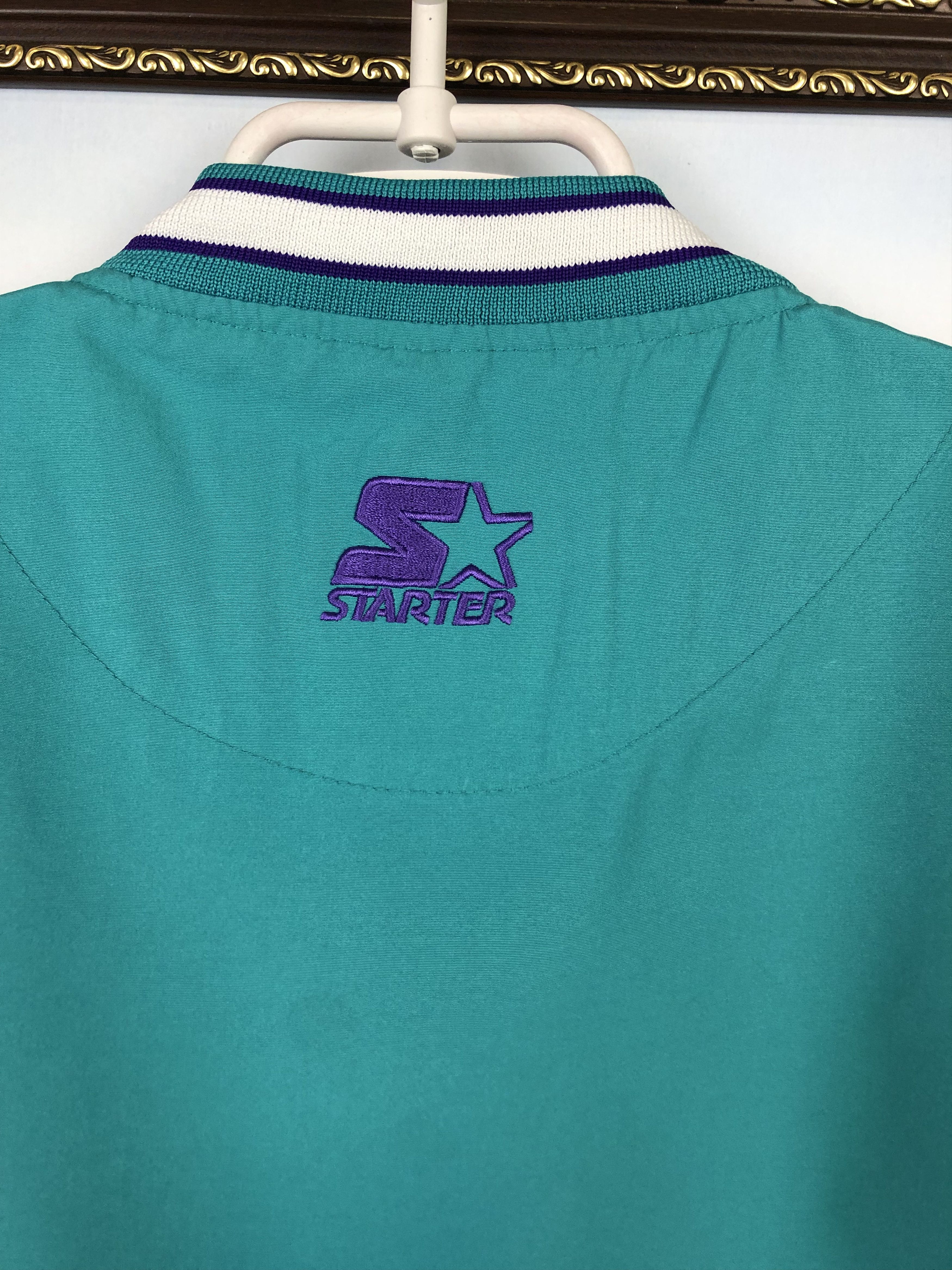 Starter Vintage Starter Charlotte Hornest Jacket Bomber Windbreaker Size M / US 6-8 / IT 42-44 - 13 Thumbnail