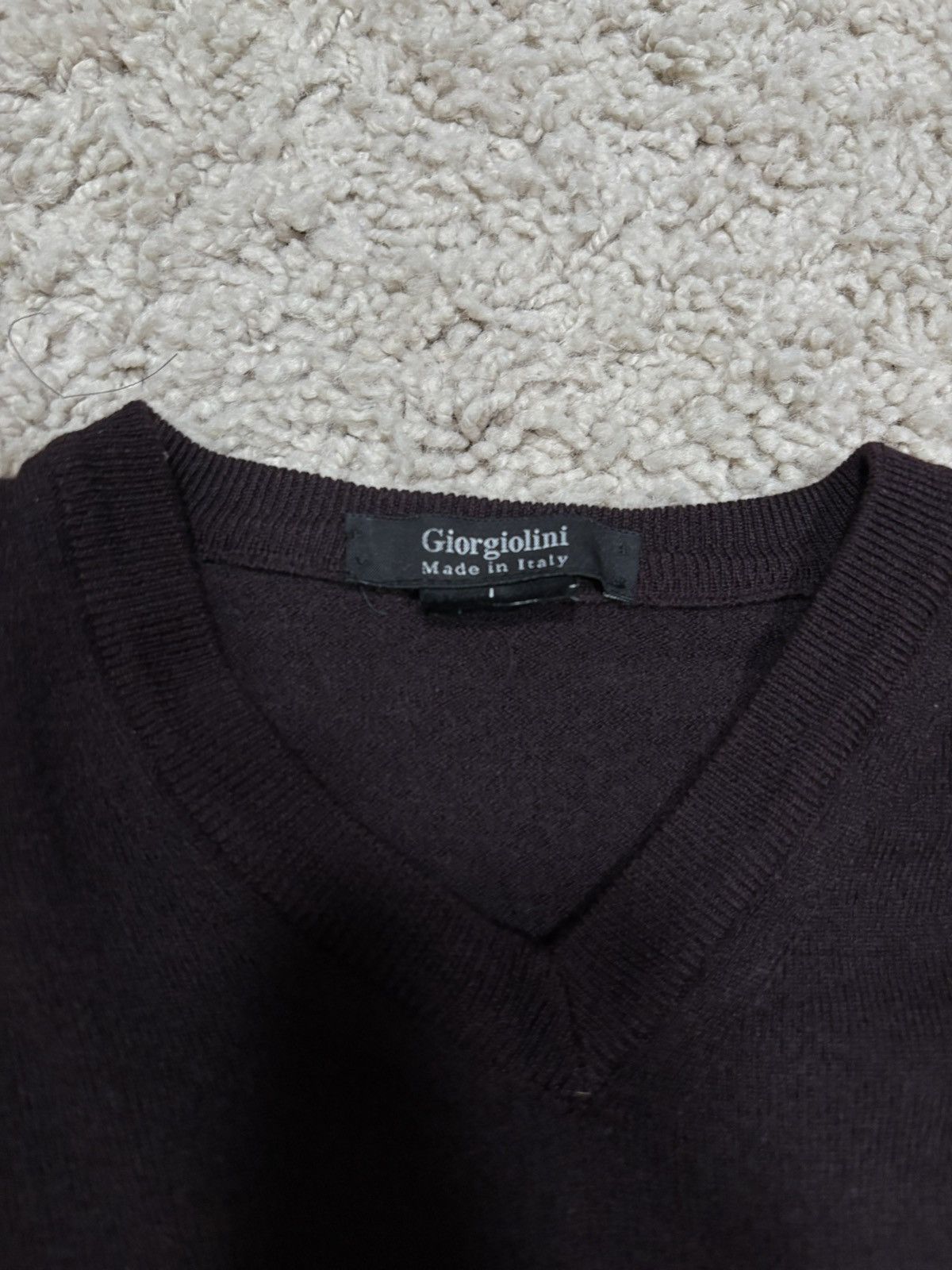 Other Vintage, brown Giorgiloni wool sweater - Size: Medium Size US M / EU 48-50 / 2 - 3 Thumbnail
