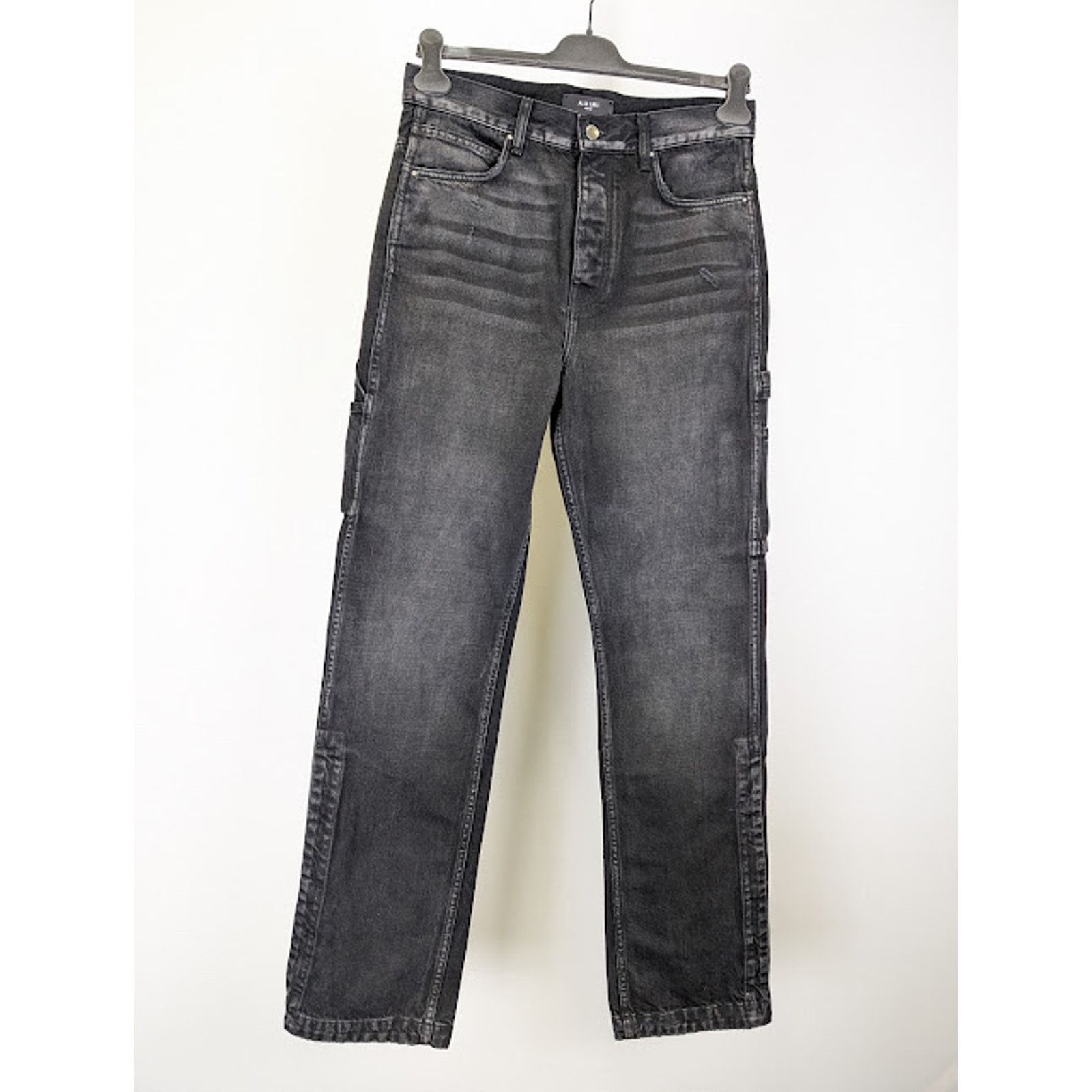 o1rshd1 Stack Workman Jeans in Aged Black