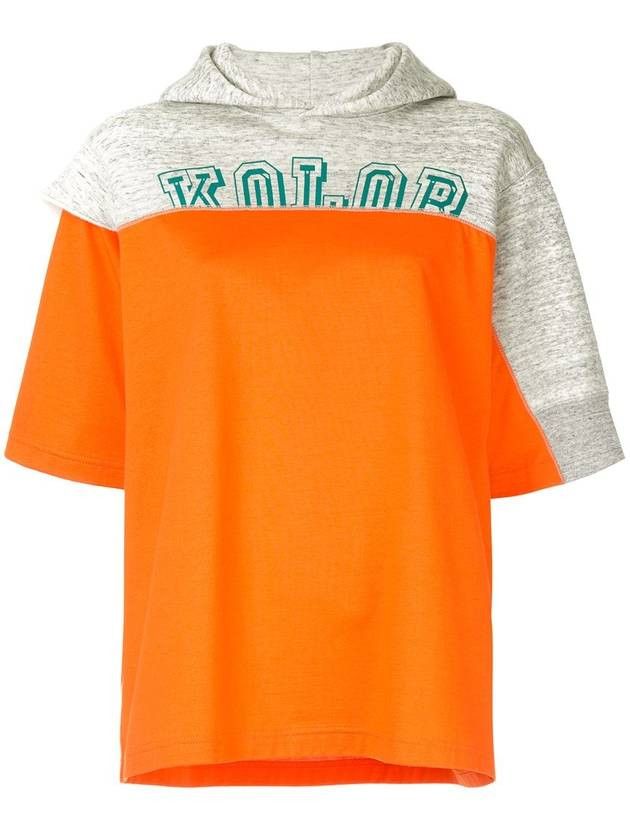 Kolor Kolor oversized Orange hoodie Size ONE SIZE - 10 Thumbnail